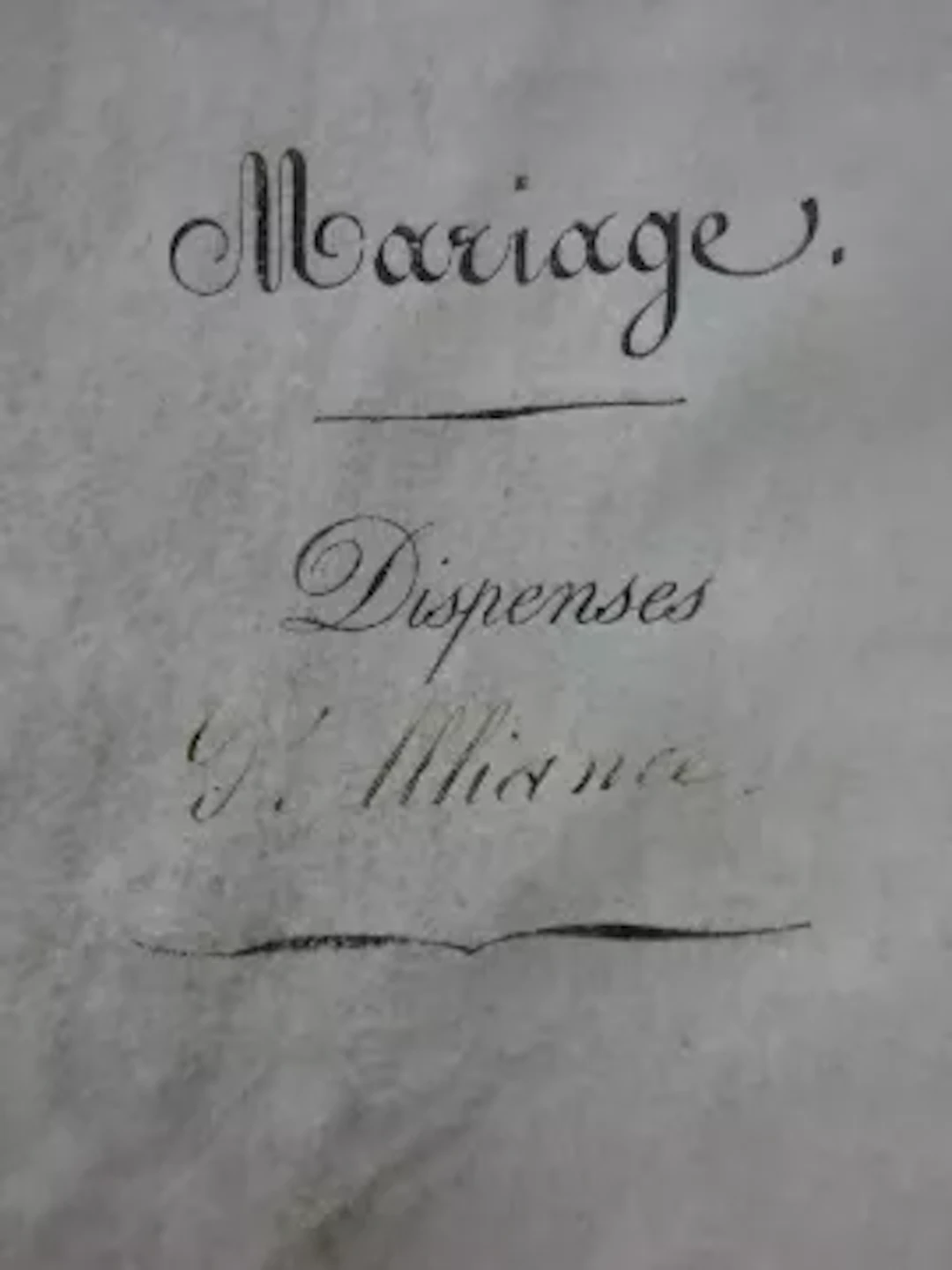 Louis Philippe - Heiratserlaubnis