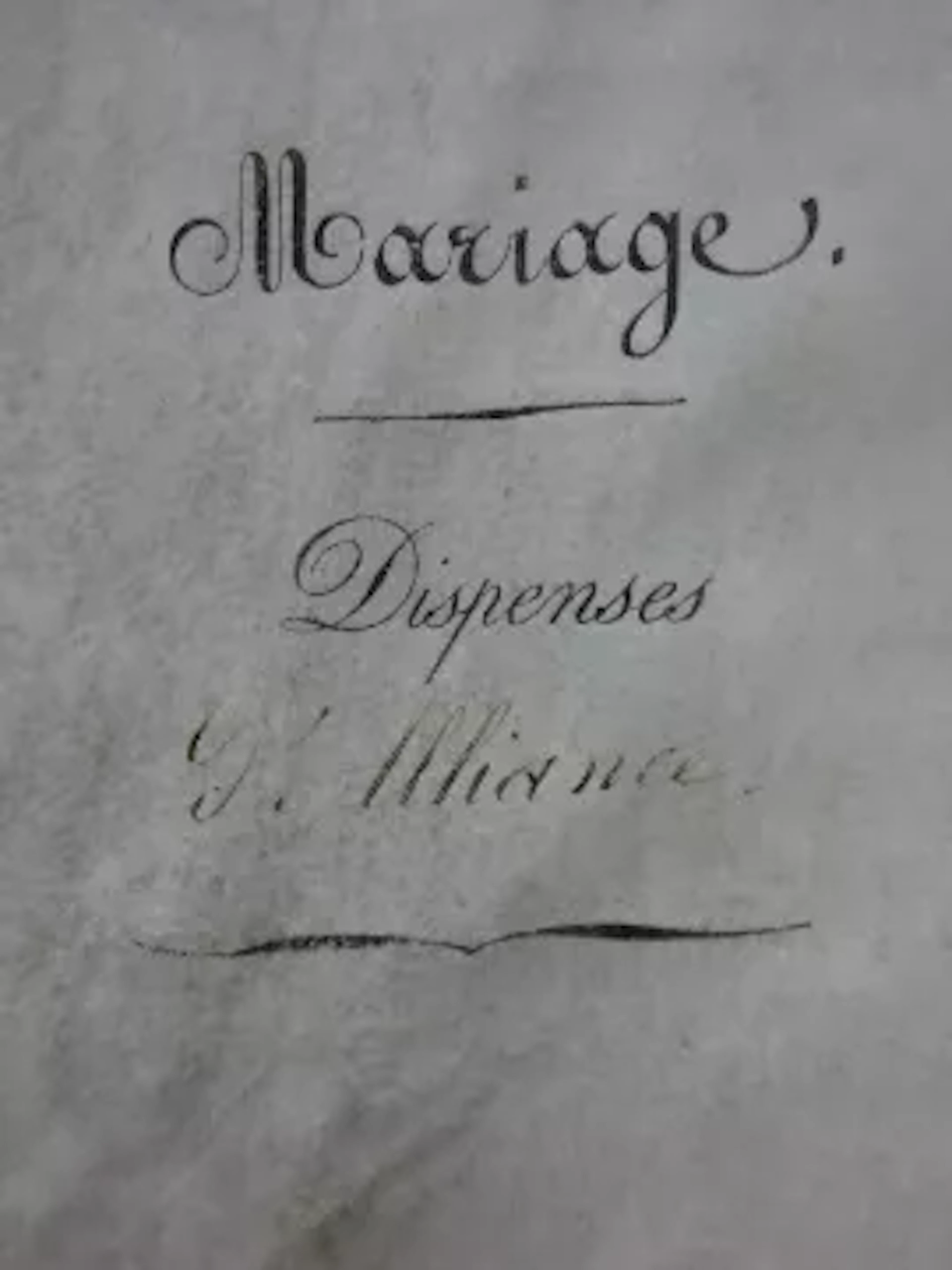 Louis Philippe - Heiratserlaubnis