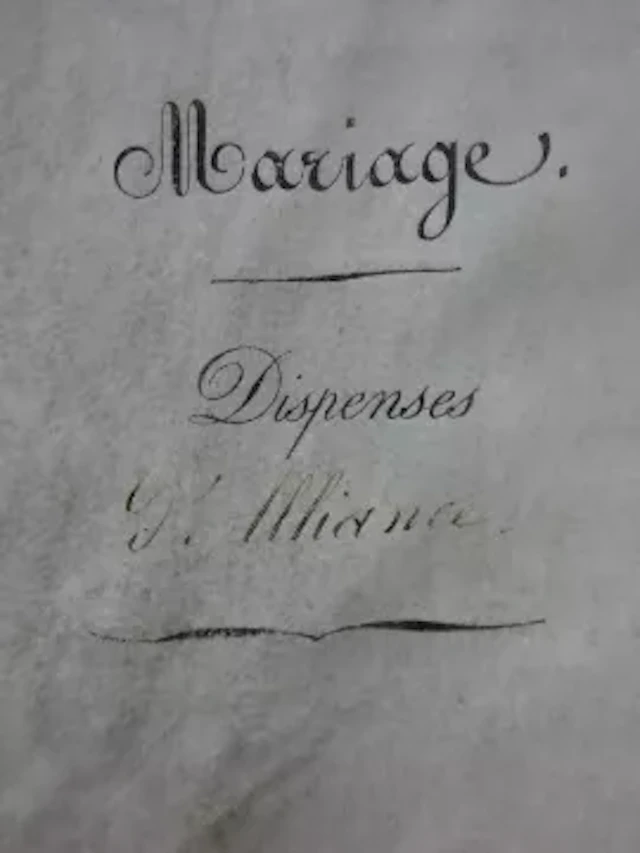 Louis Philippe - Heiratserlaubnis