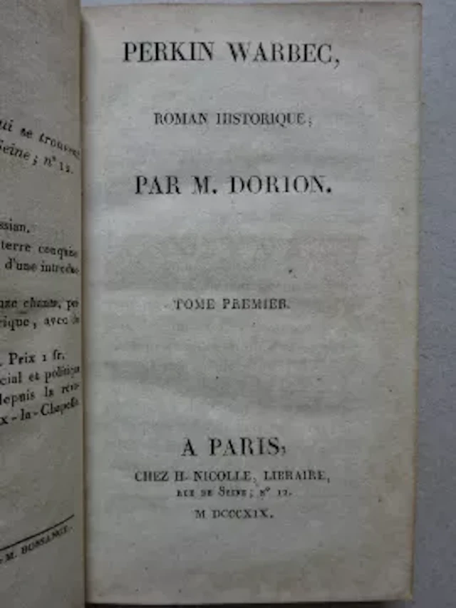 Dorion - Perkin Warbec, 3 Bände