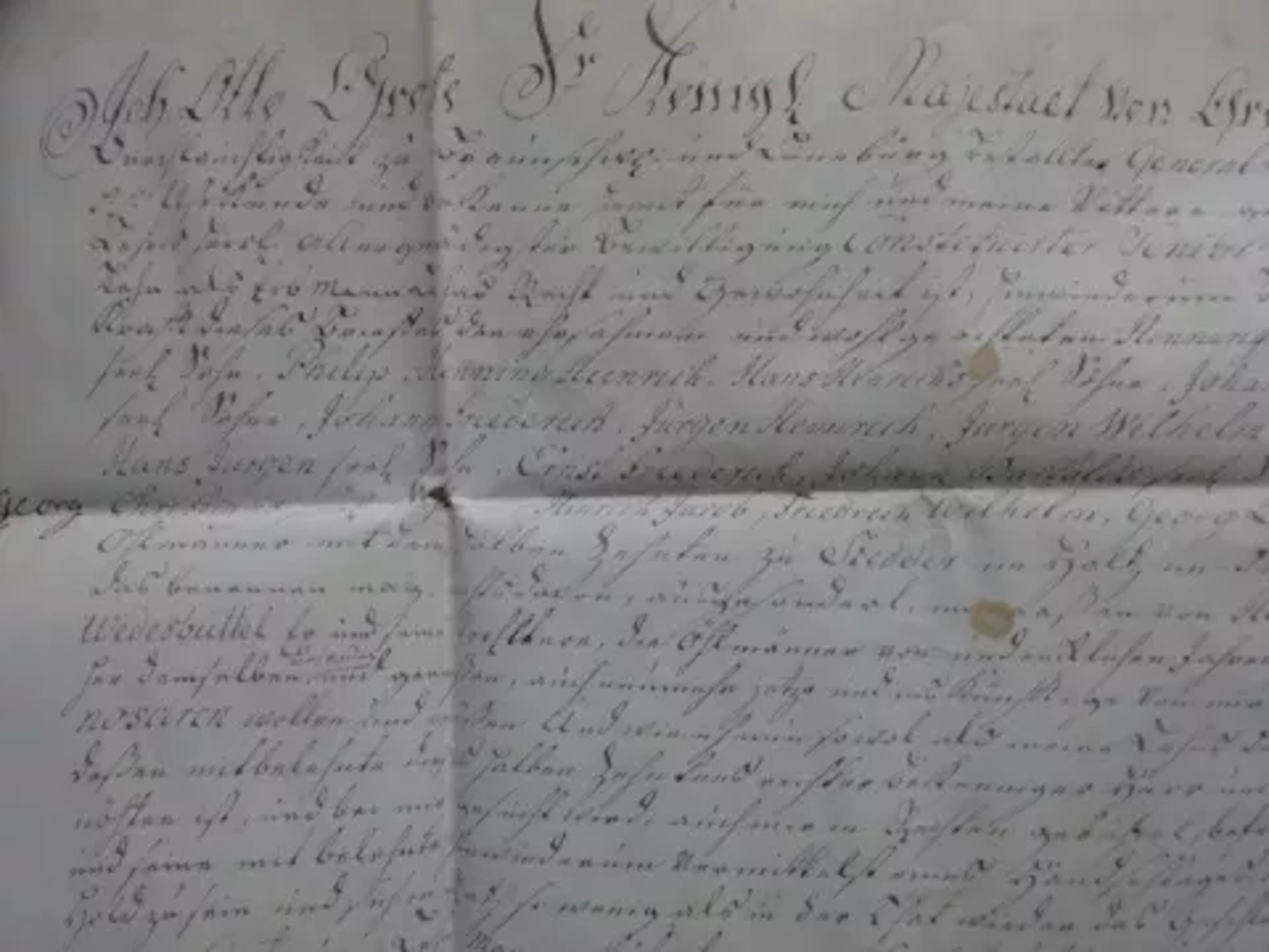 Grote - Lehnsurkunde 1766