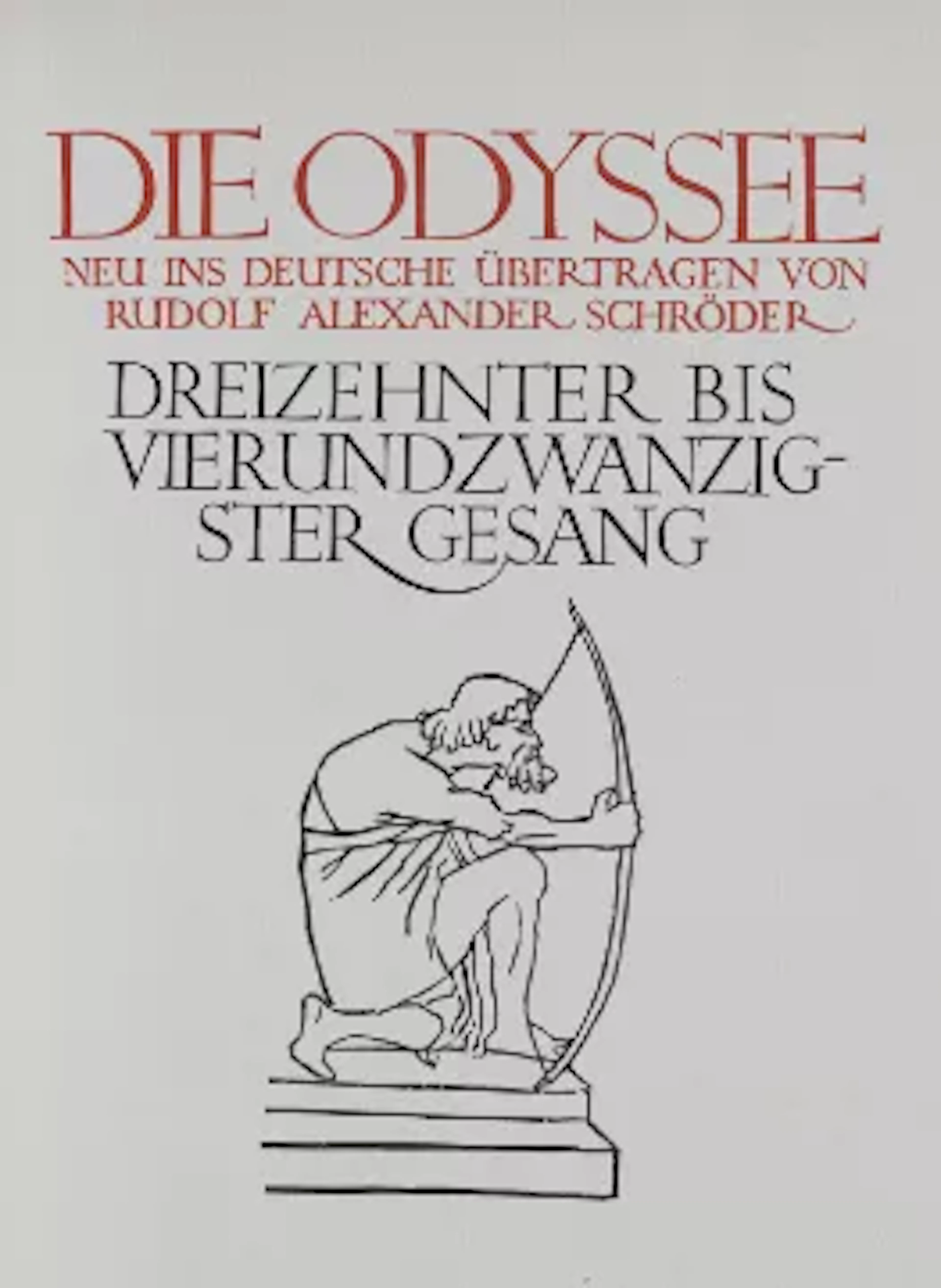 Cranach-Presse - Odyssee, 2 Bände