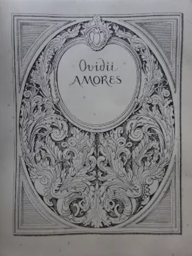 Ovid - Amores, 1918