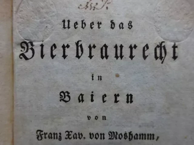 Moshamm - Bierbraurecht