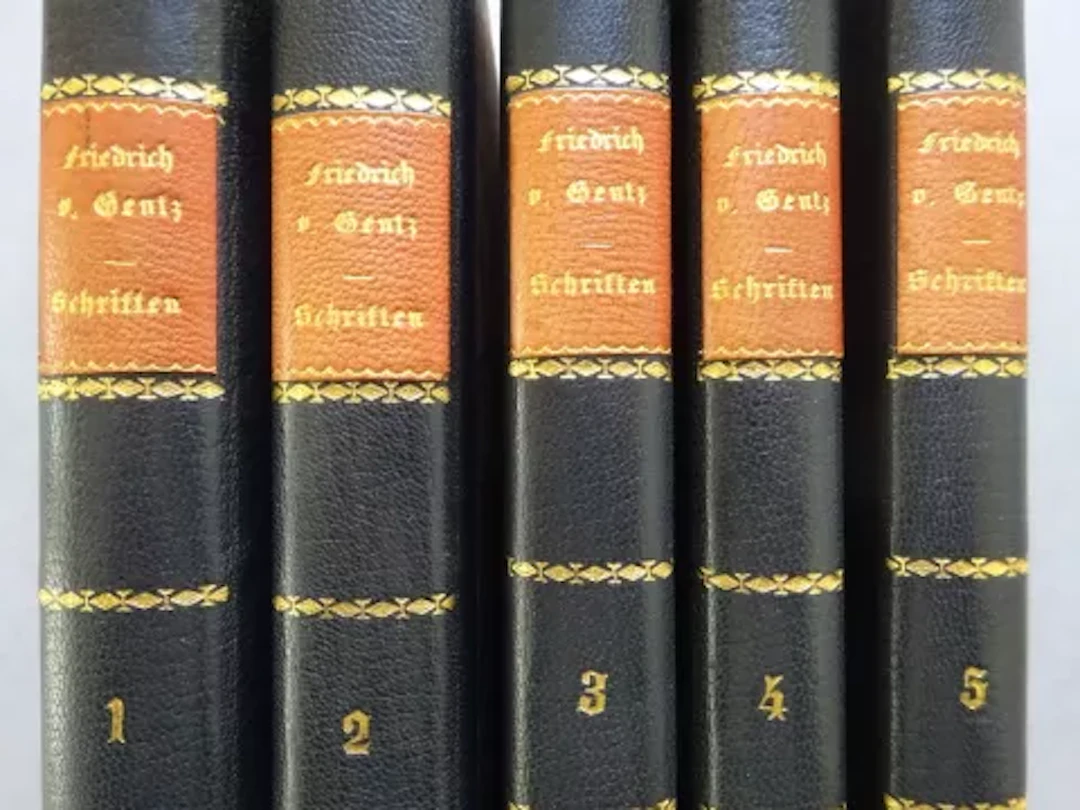 Gentz - Schriften, 5 Bände