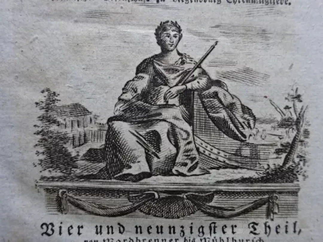 Krünitz - Encyklopädie, 4 Bände