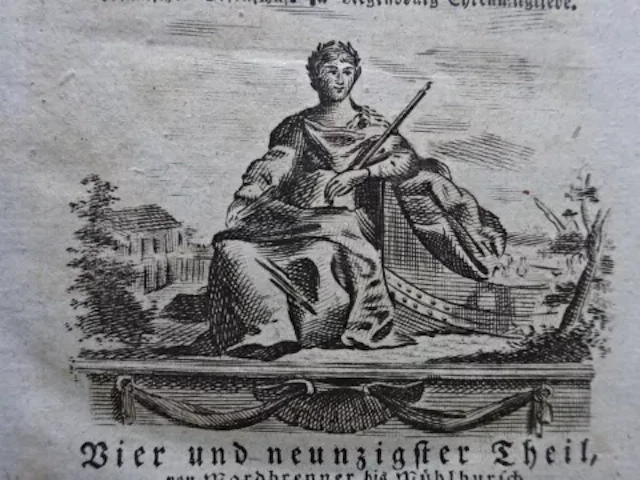 Krünitz - Encyklopädie, 4 Bände