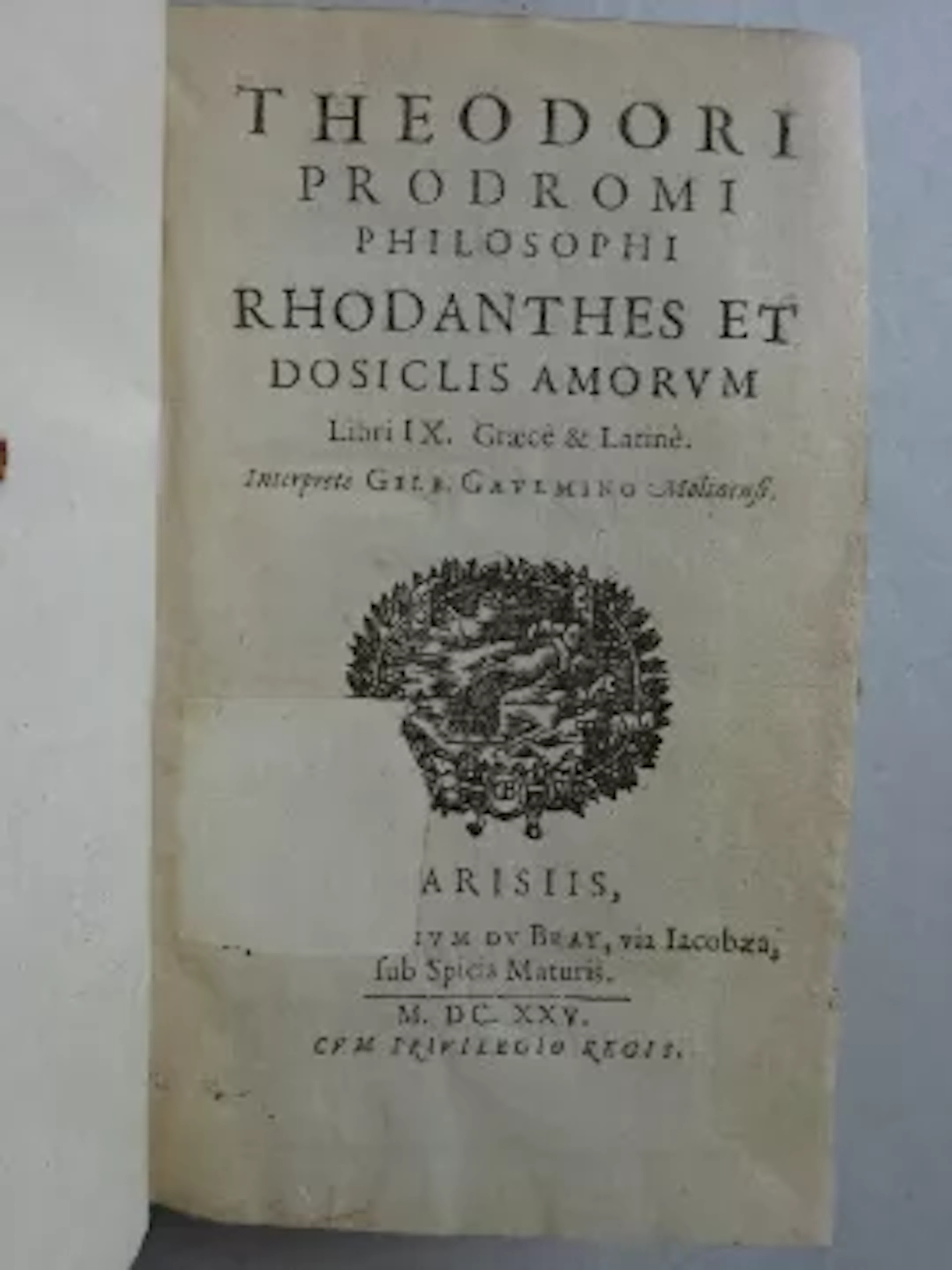 Prodromos - Rhodantes et Dosiclis