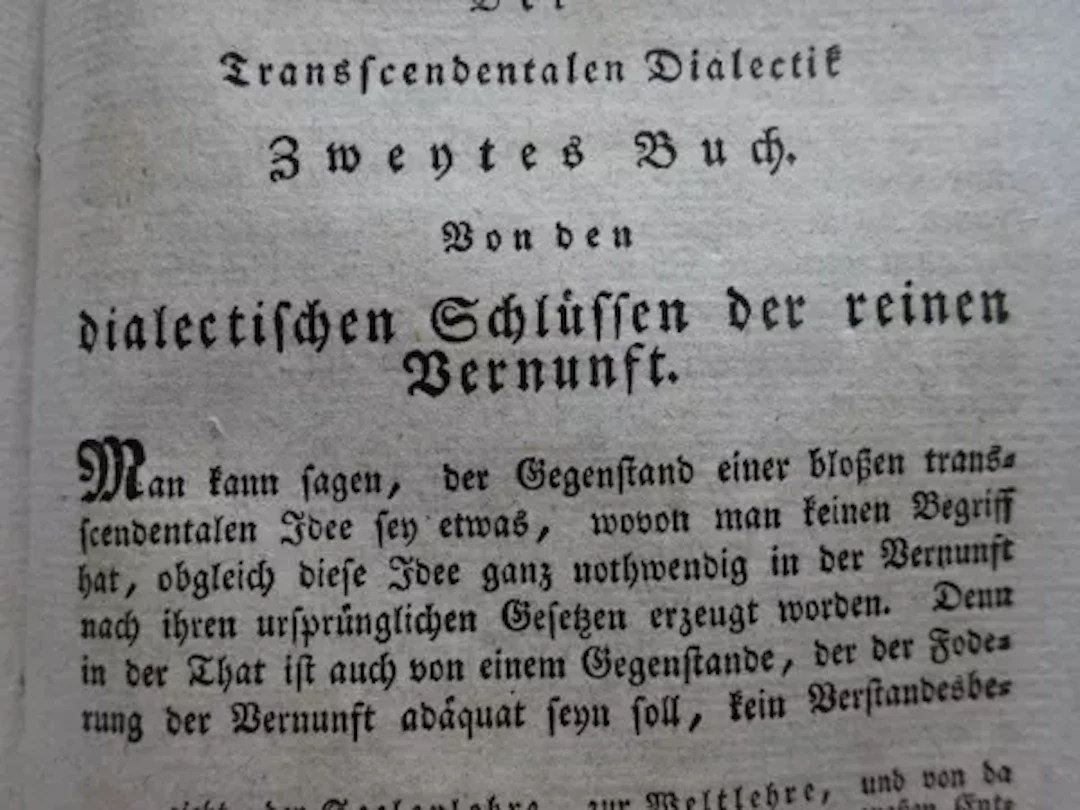Kant - Kritik reinen Vernunft 1828