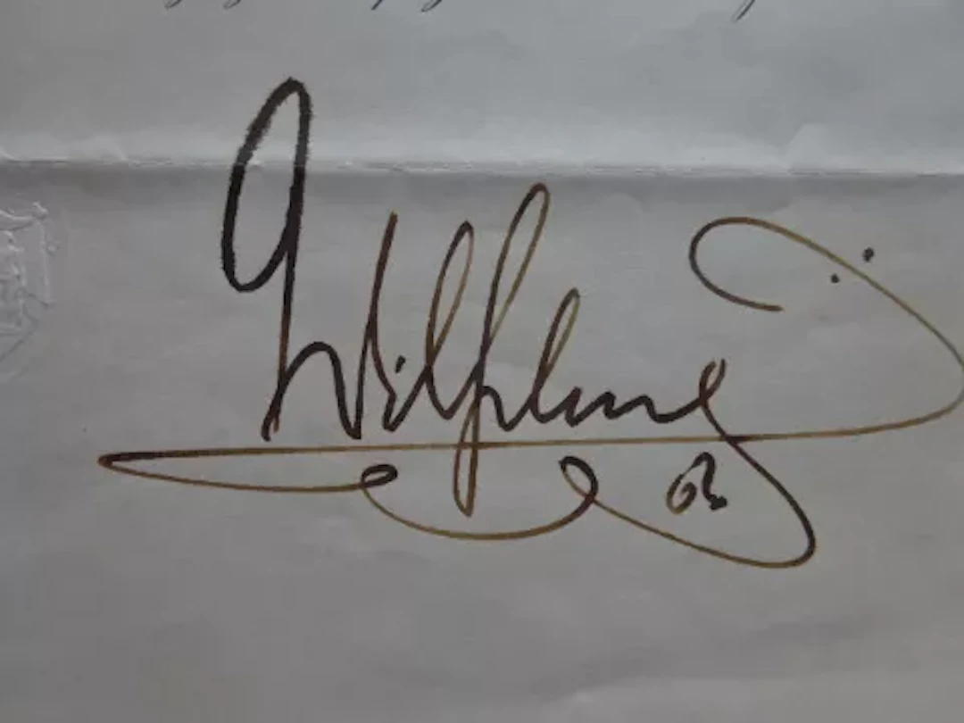 Wilhelm II. - Beglaubungsschreiben