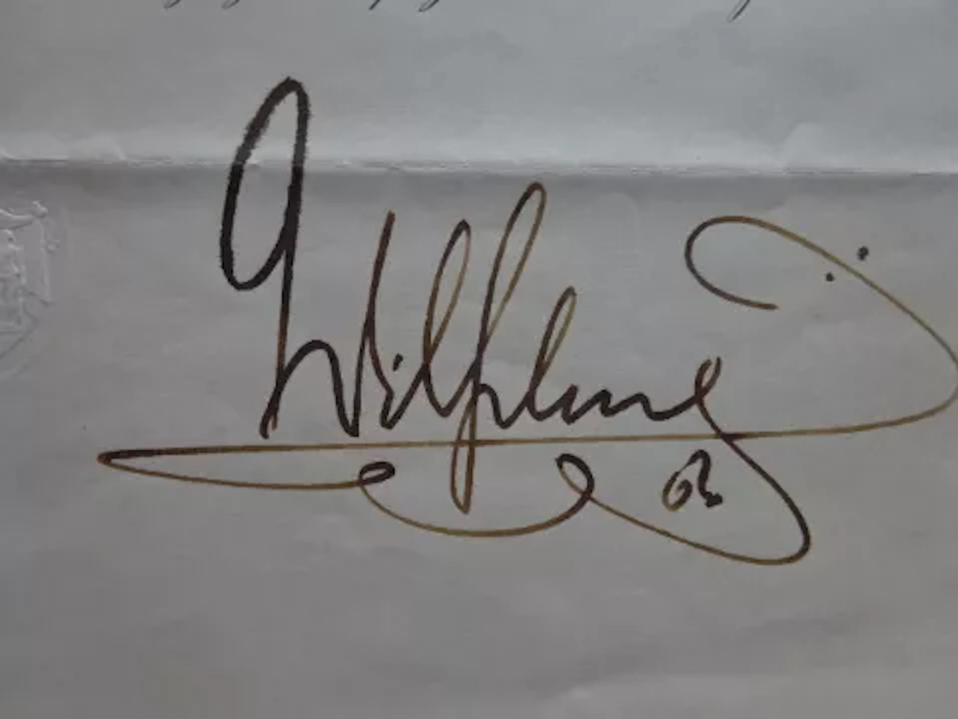 Wilhelm II. - Beglaubungsschreiben