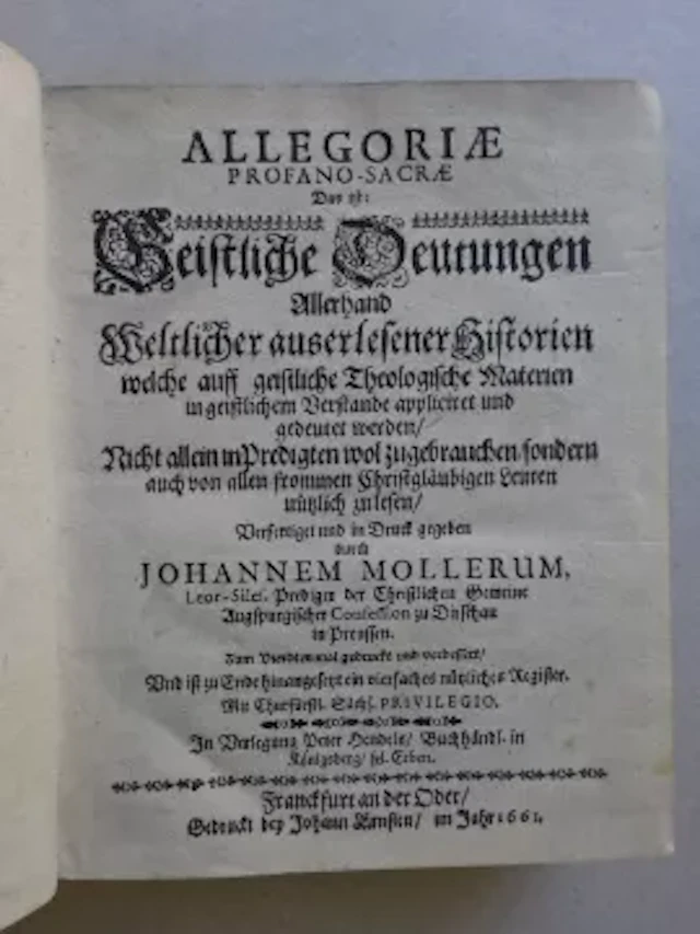 Moller - Allegoriae profano-sacrae