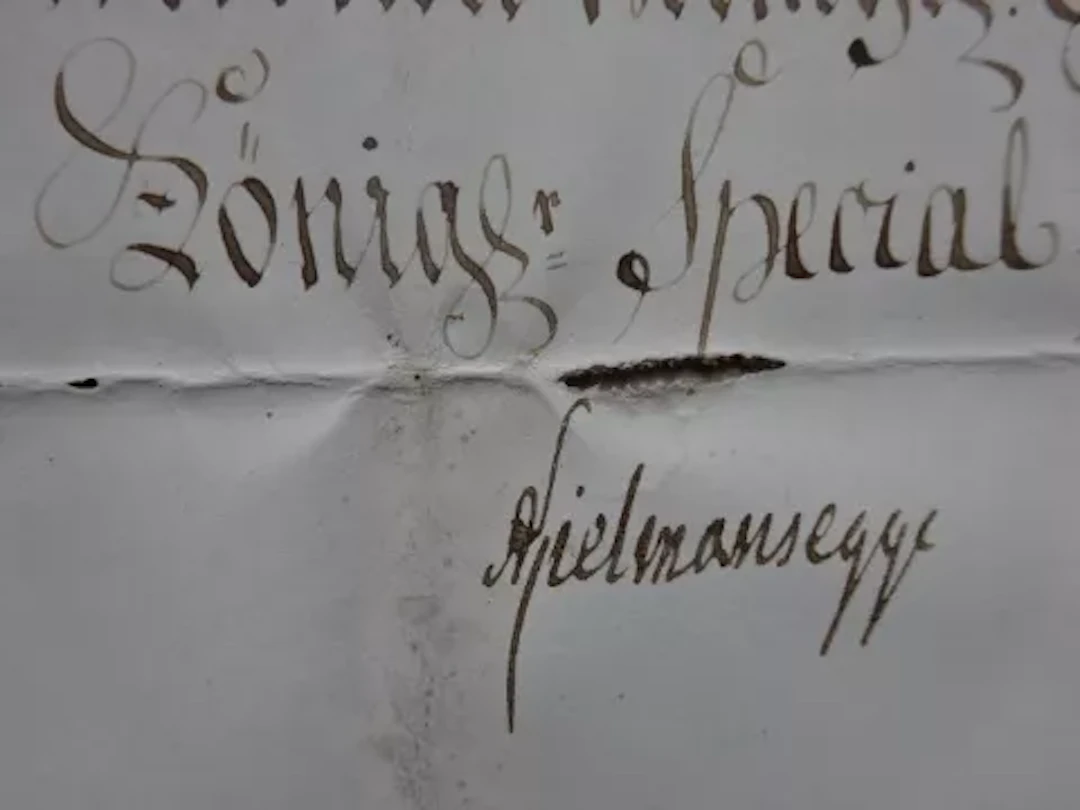 Georg III. - Lehnsbrief 1789