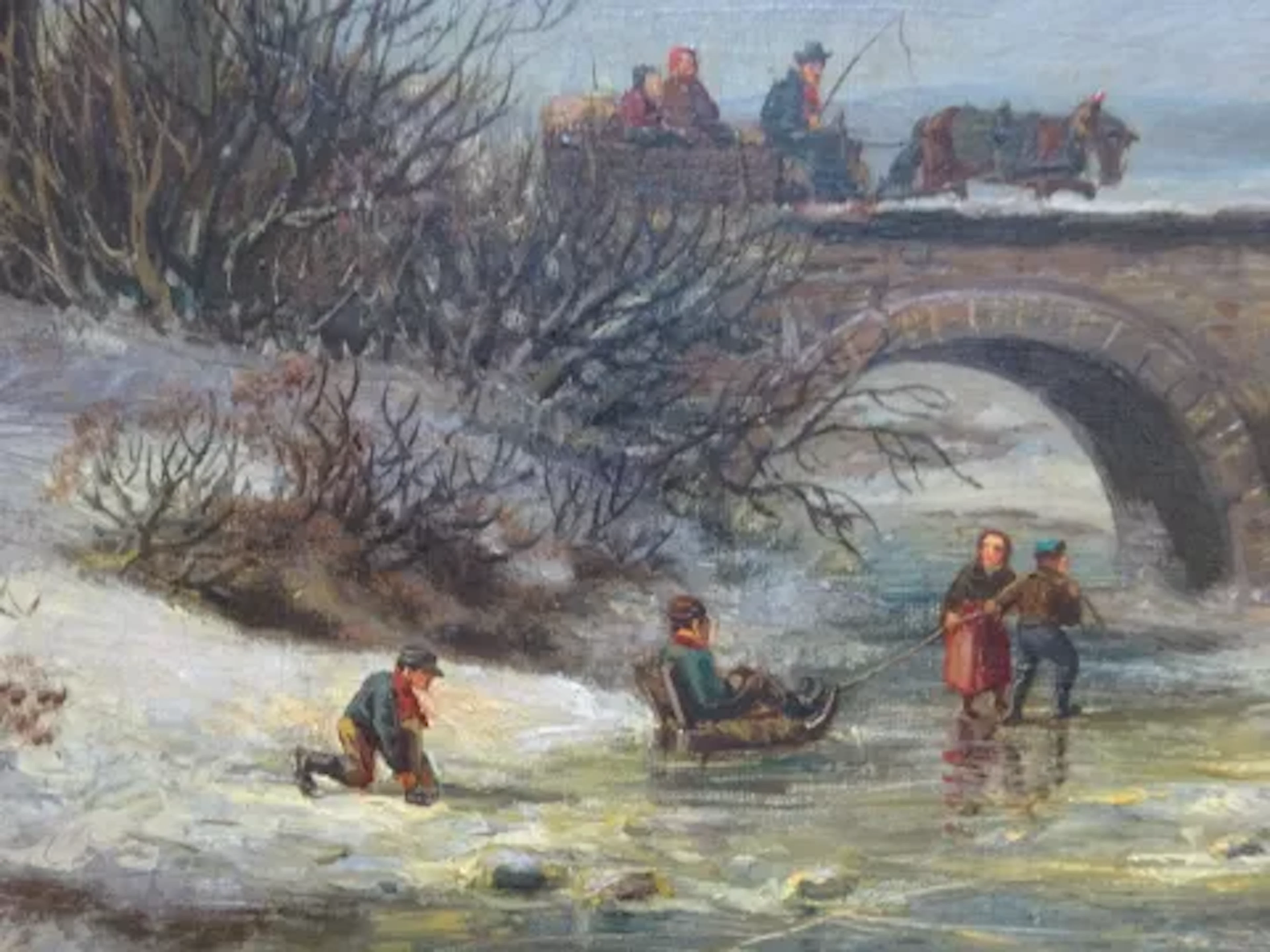 Chevalier - Winterlandschaft Brücke