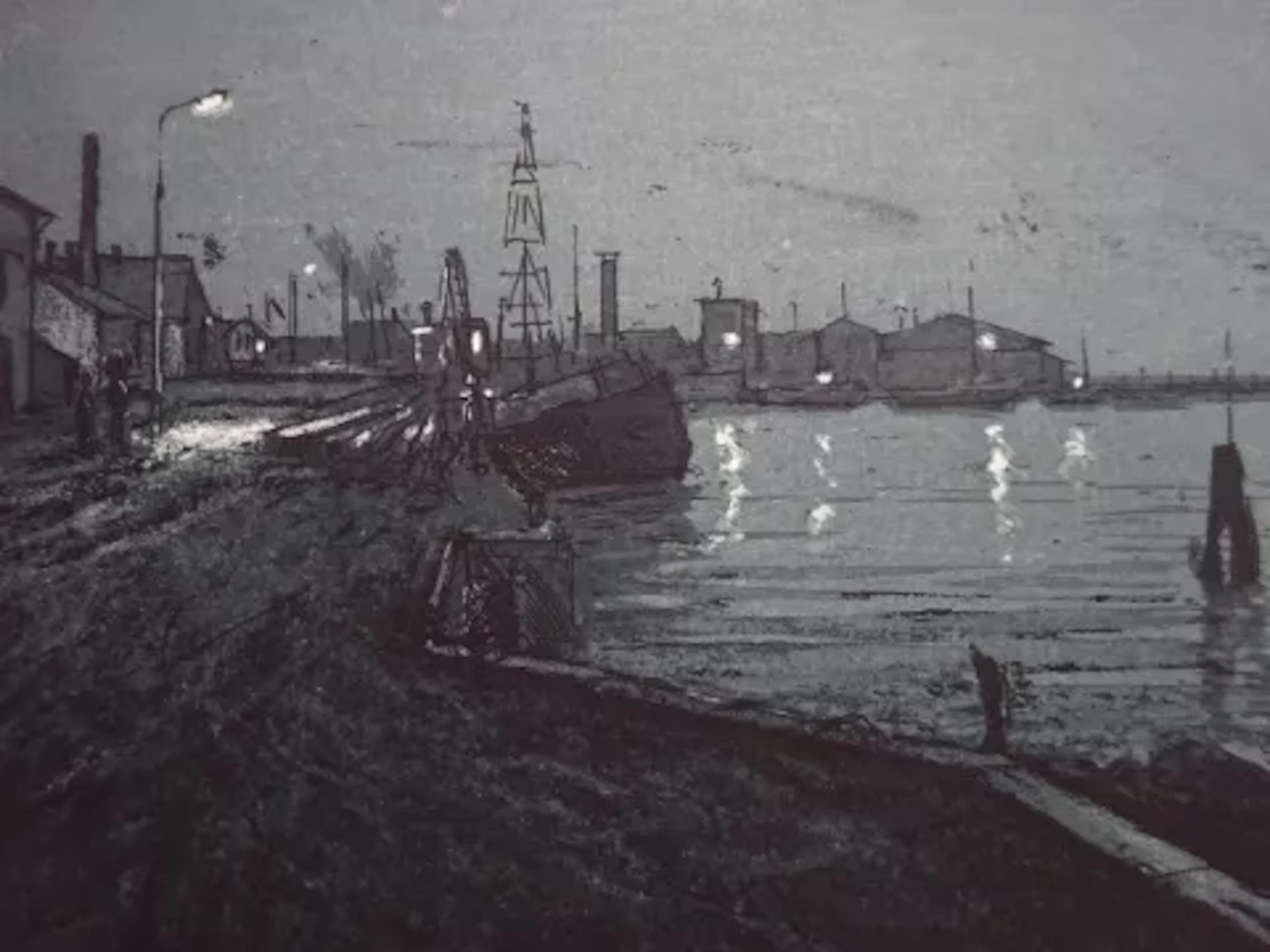 Anderson - Hafen bei Nacht