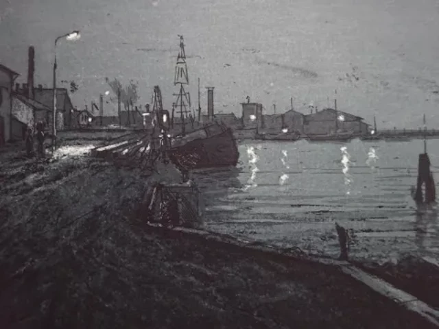 Anderson - Hafen bei Nacht