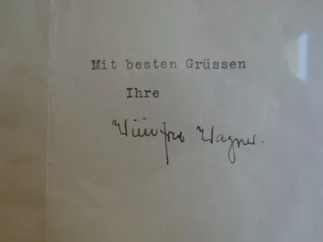 Furtwängler/Wagner - 2 Briefe
