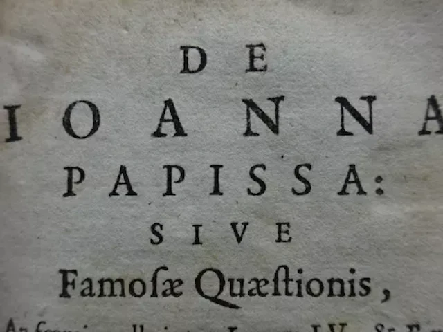 Blondel - De Ioanna Papissa