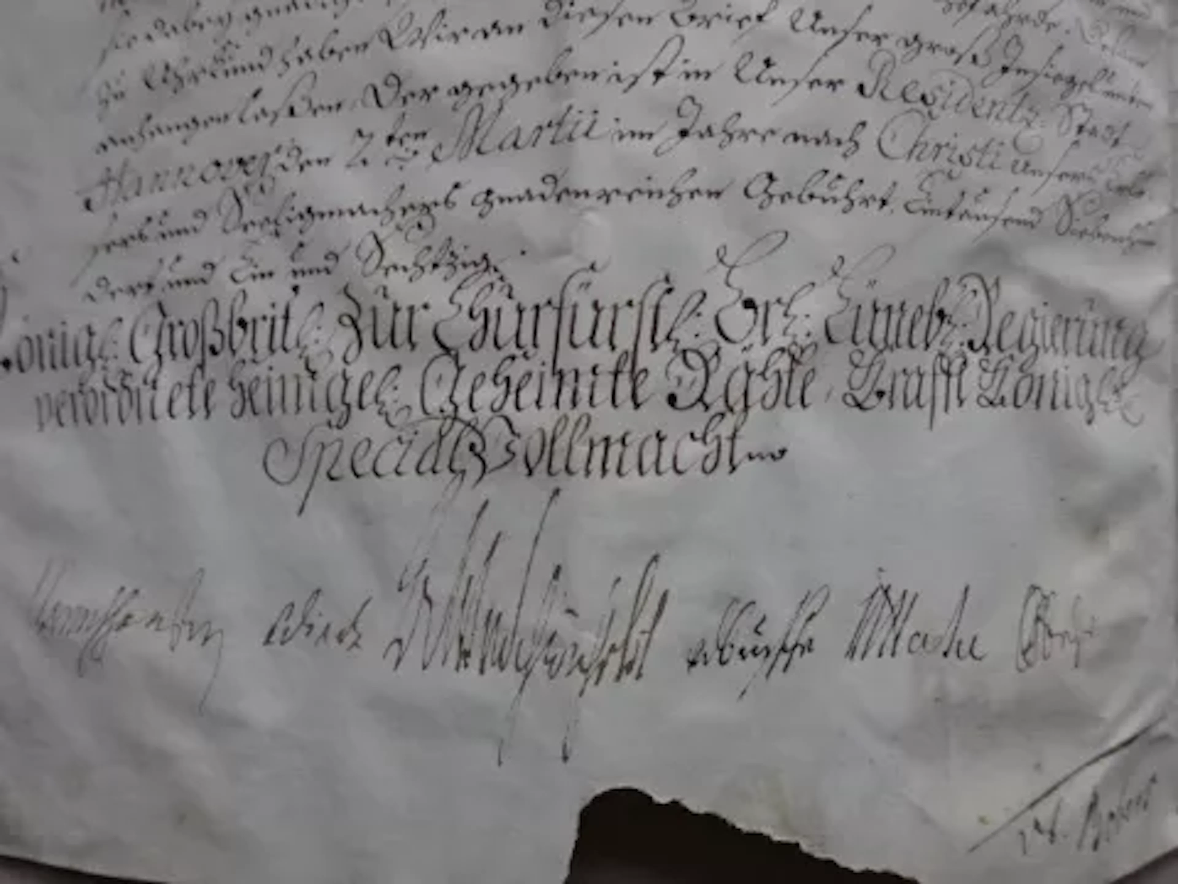 Georg III. - Lehnsbrief 1761