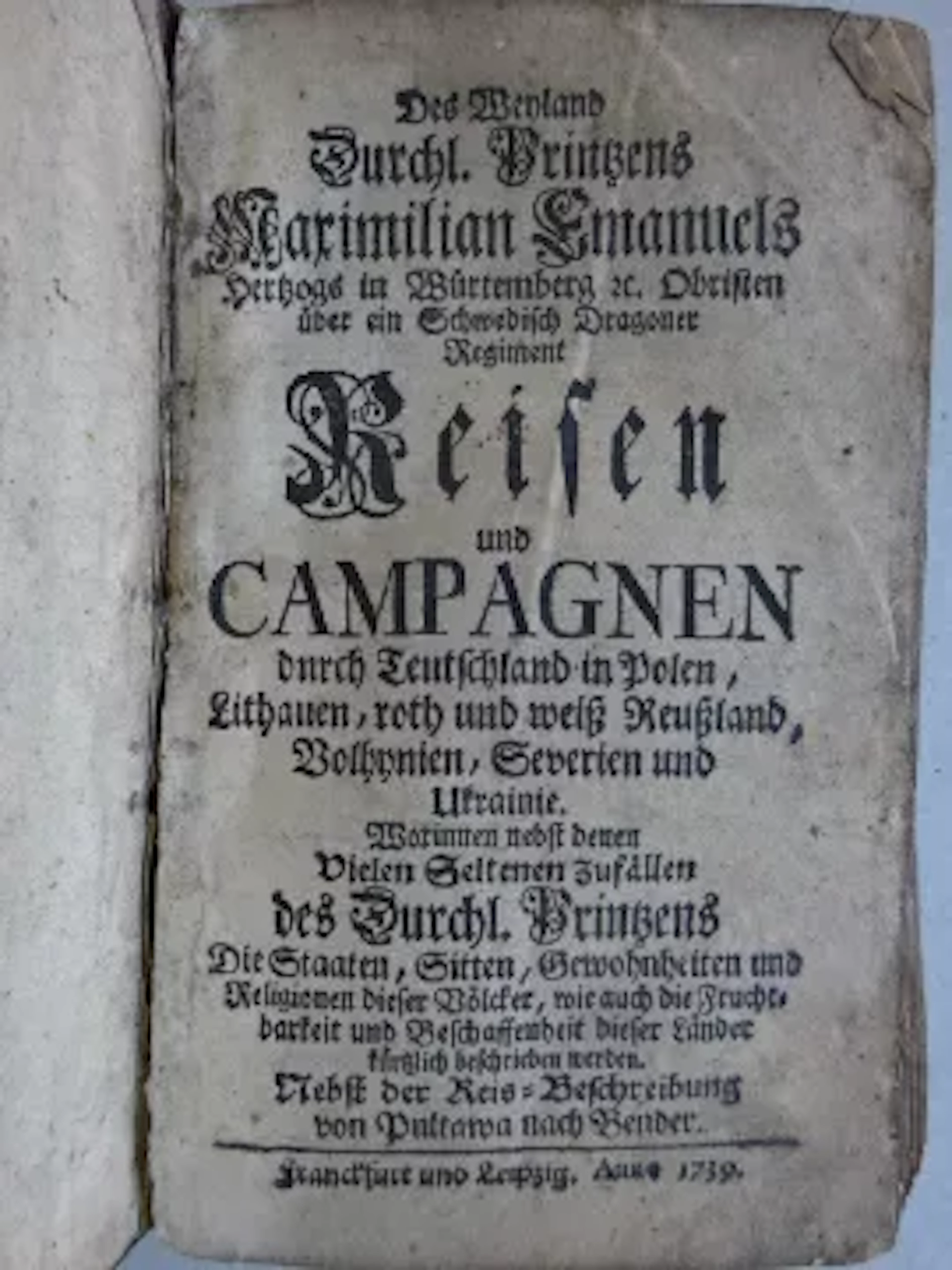 Bardili - Reisen und Campagnen