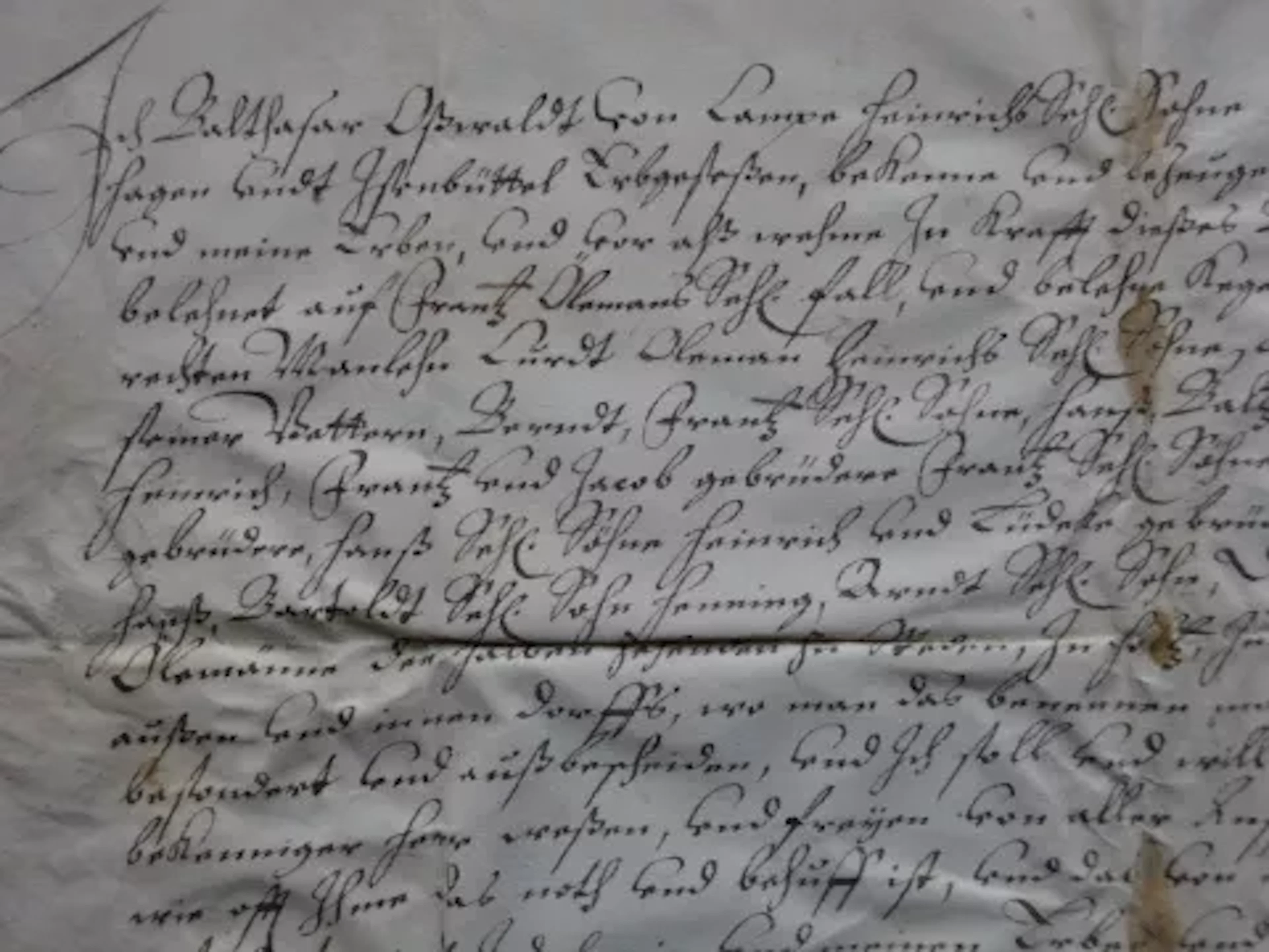 Campe - Lehnsurkunde 1643