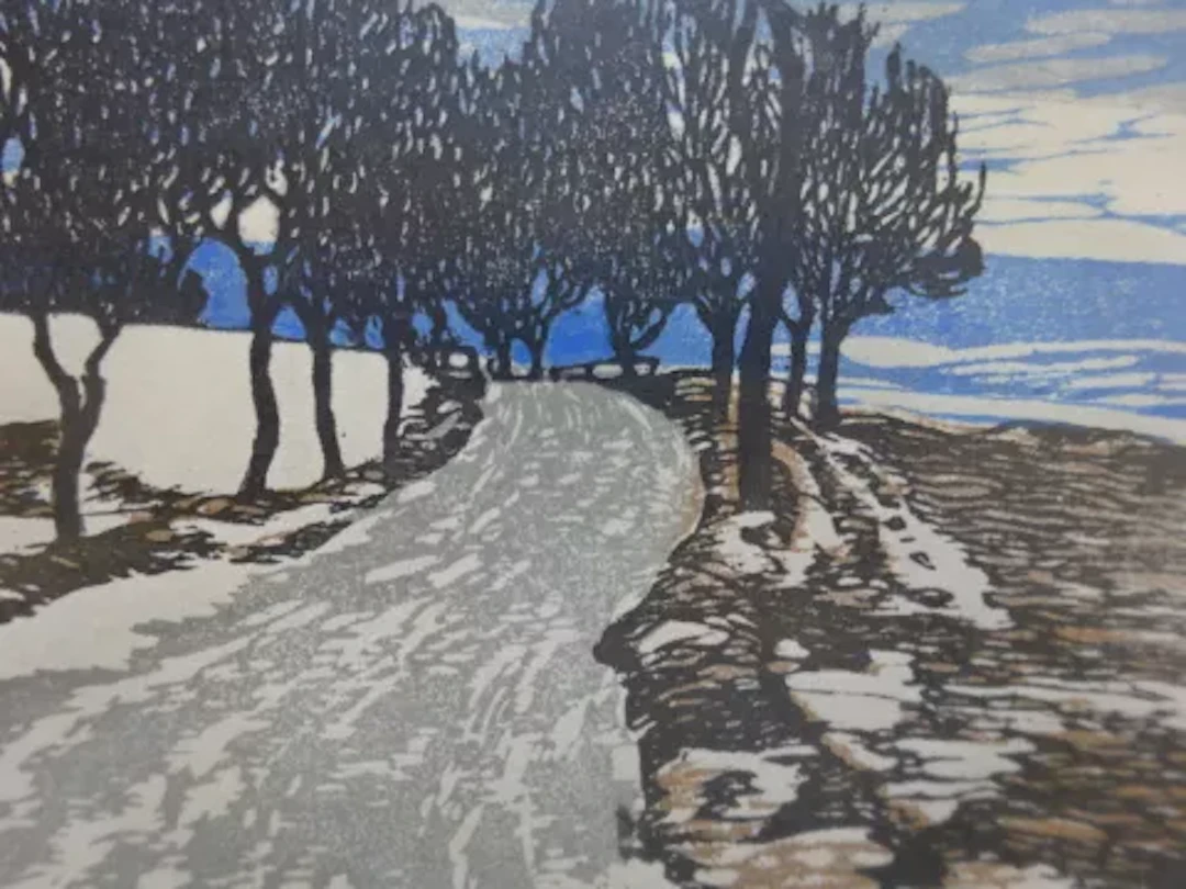 Stoitzner - Feldweg im Winter