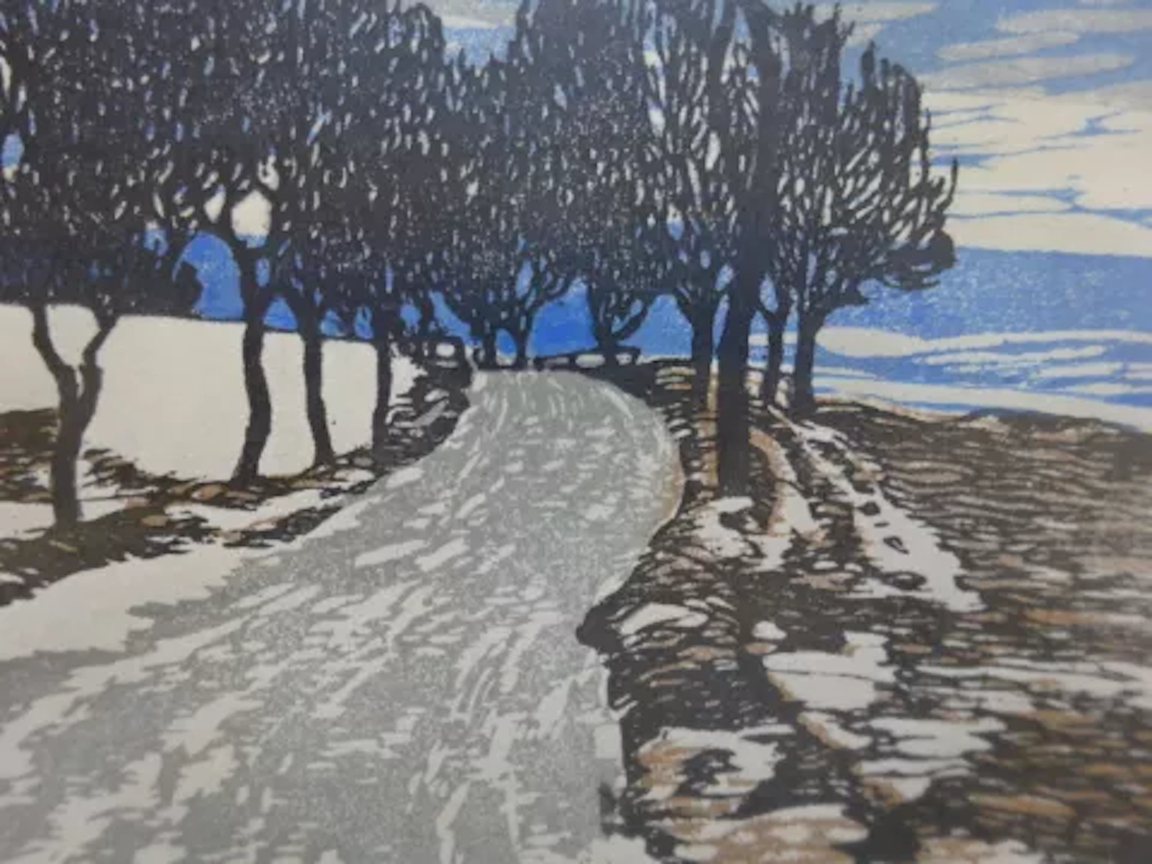 Stoitzner - Feldweg im Winter