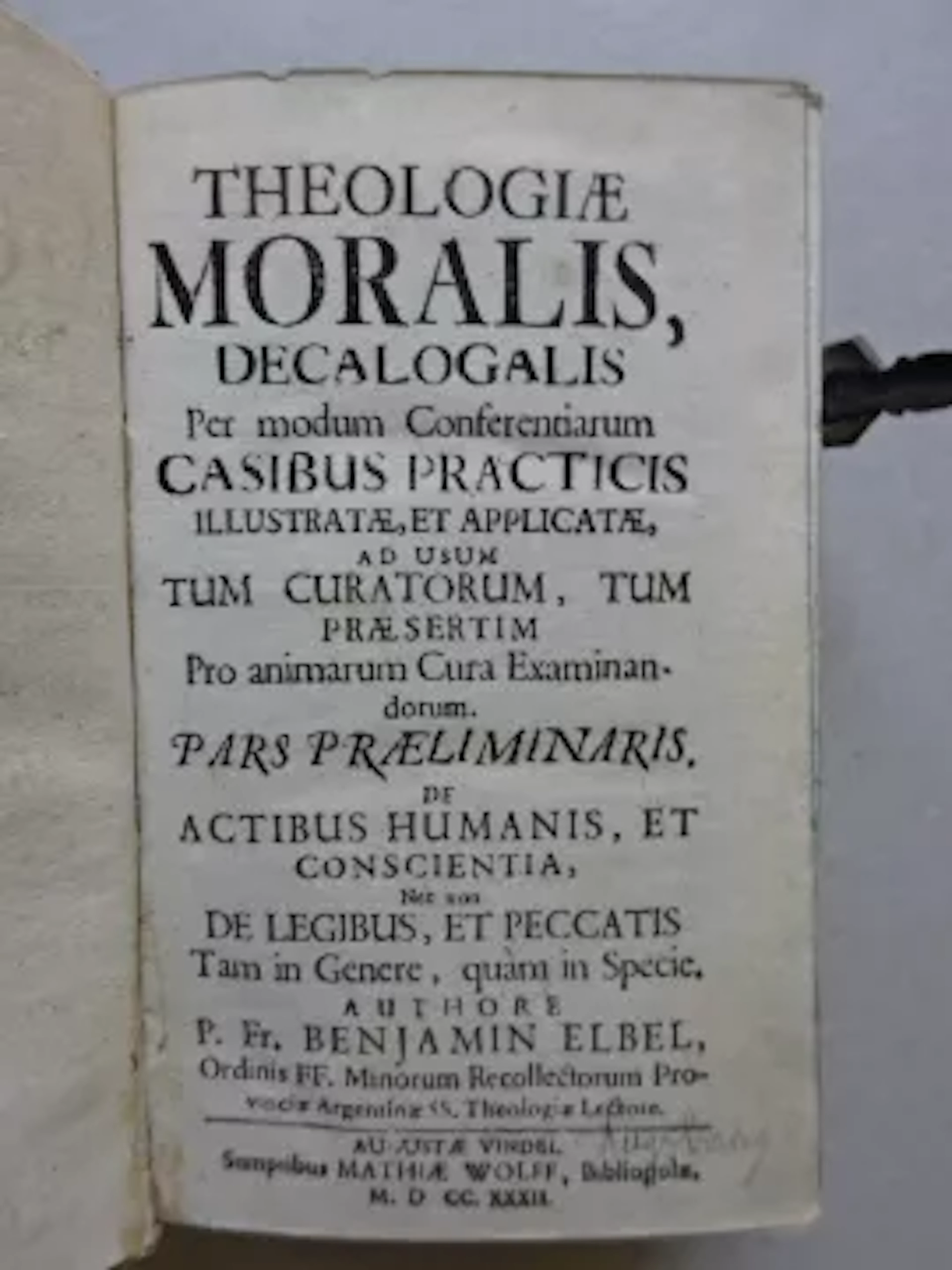 Elbel - Theologiae moralis