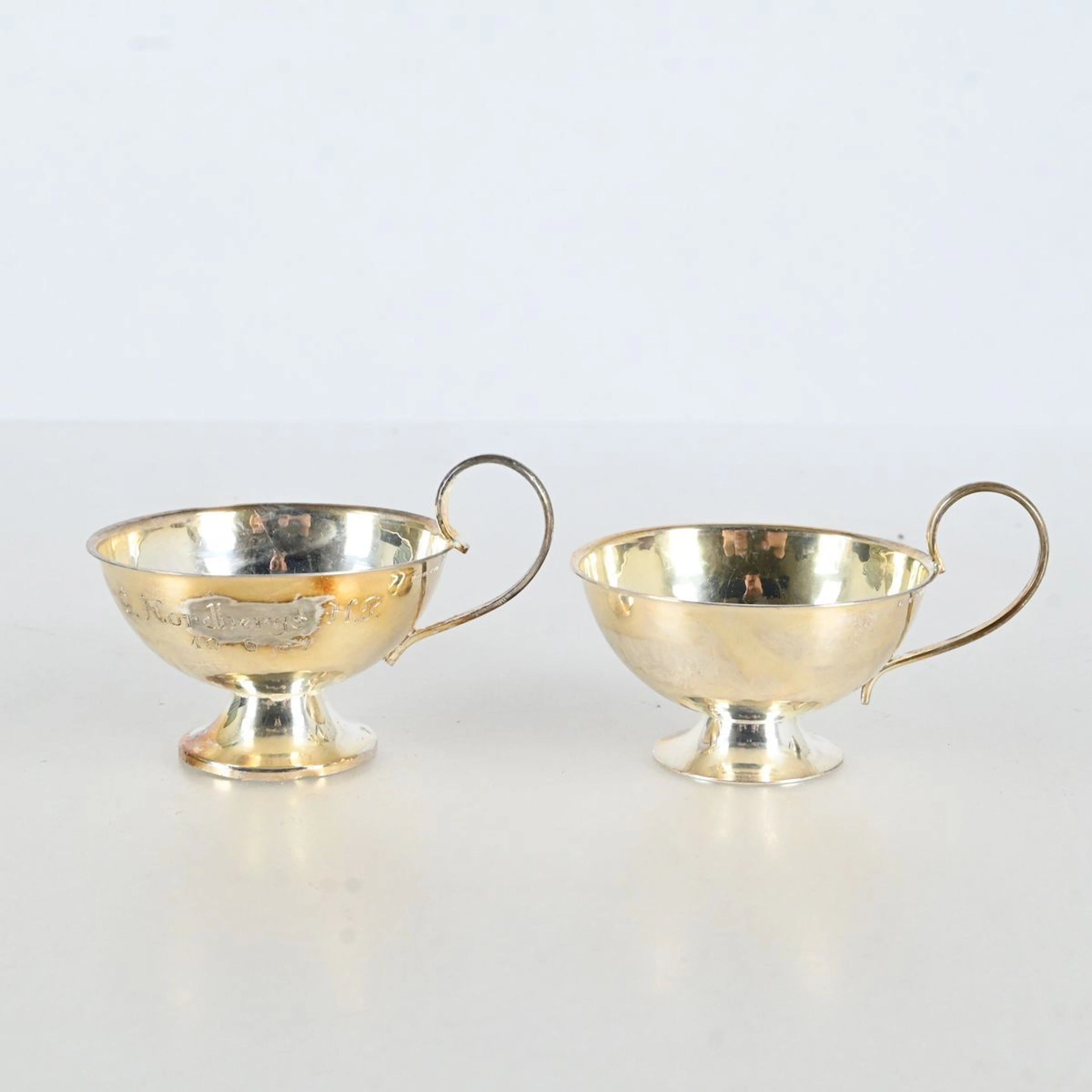 Punschbägare, 2 st, silver