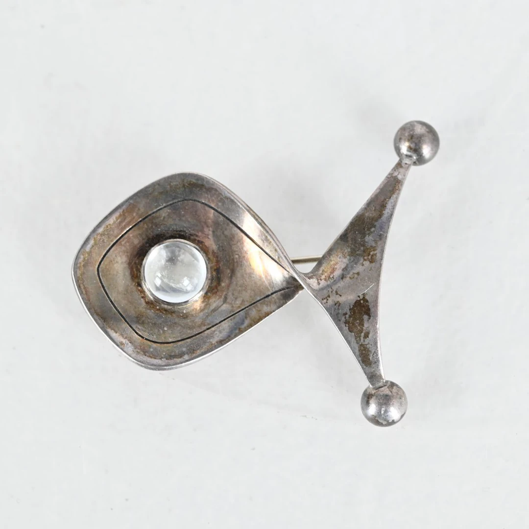 Per Sköld, brosch, silver