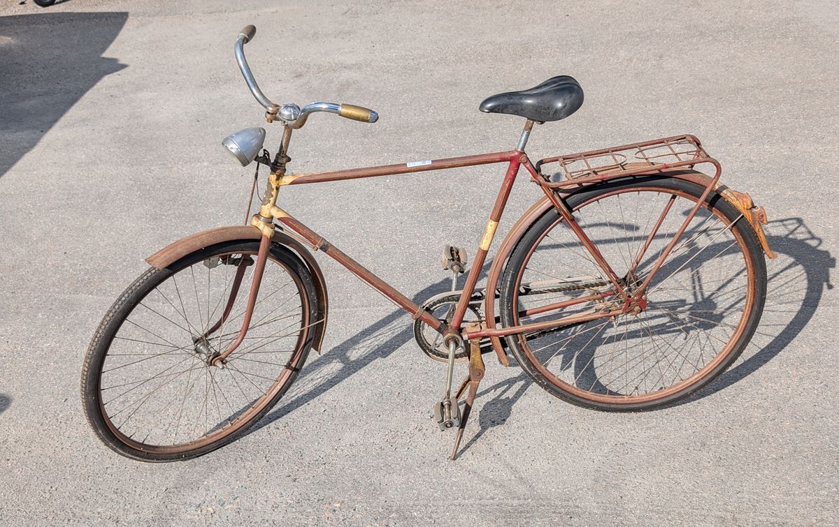 Gammal herrcykel