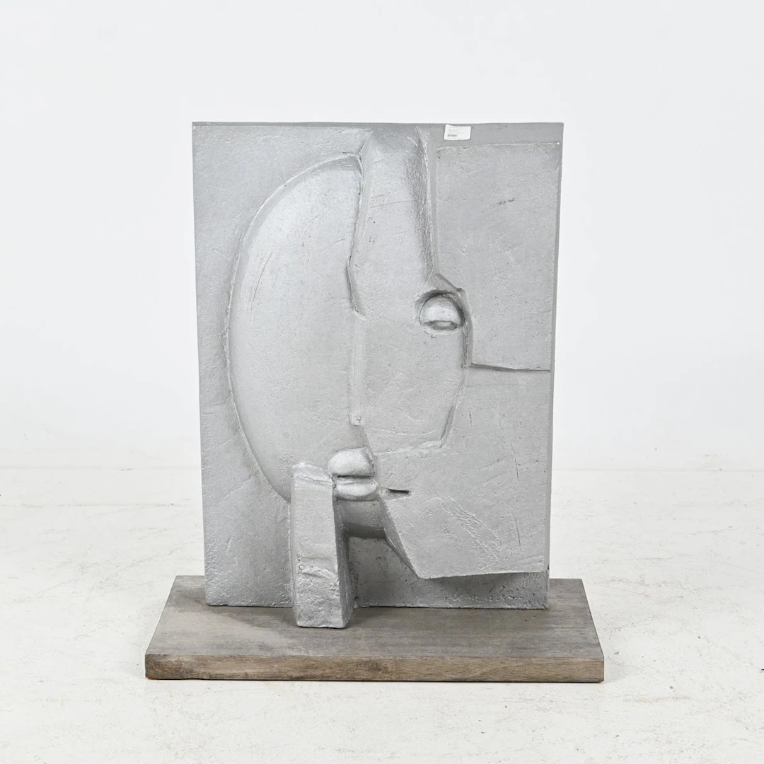 Ann Wolff, skulptur "Aluna", aluminium, Byarums bruk 2013, signerad