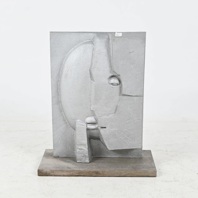 Ann Wolff, skulptur "Aluna", aluminium, Byarums bruk 2013, signerad