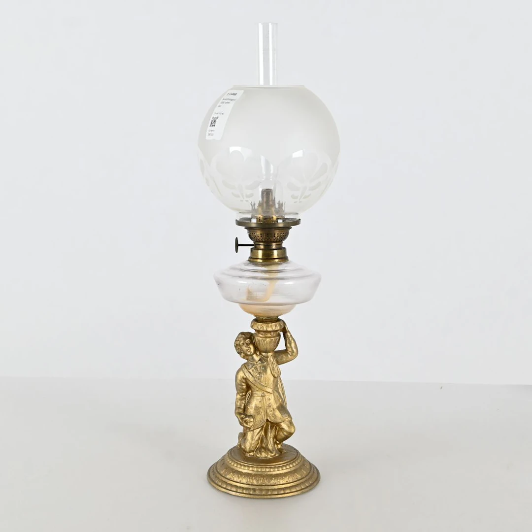 Bordsfotogenlampa, 1800 talets slut