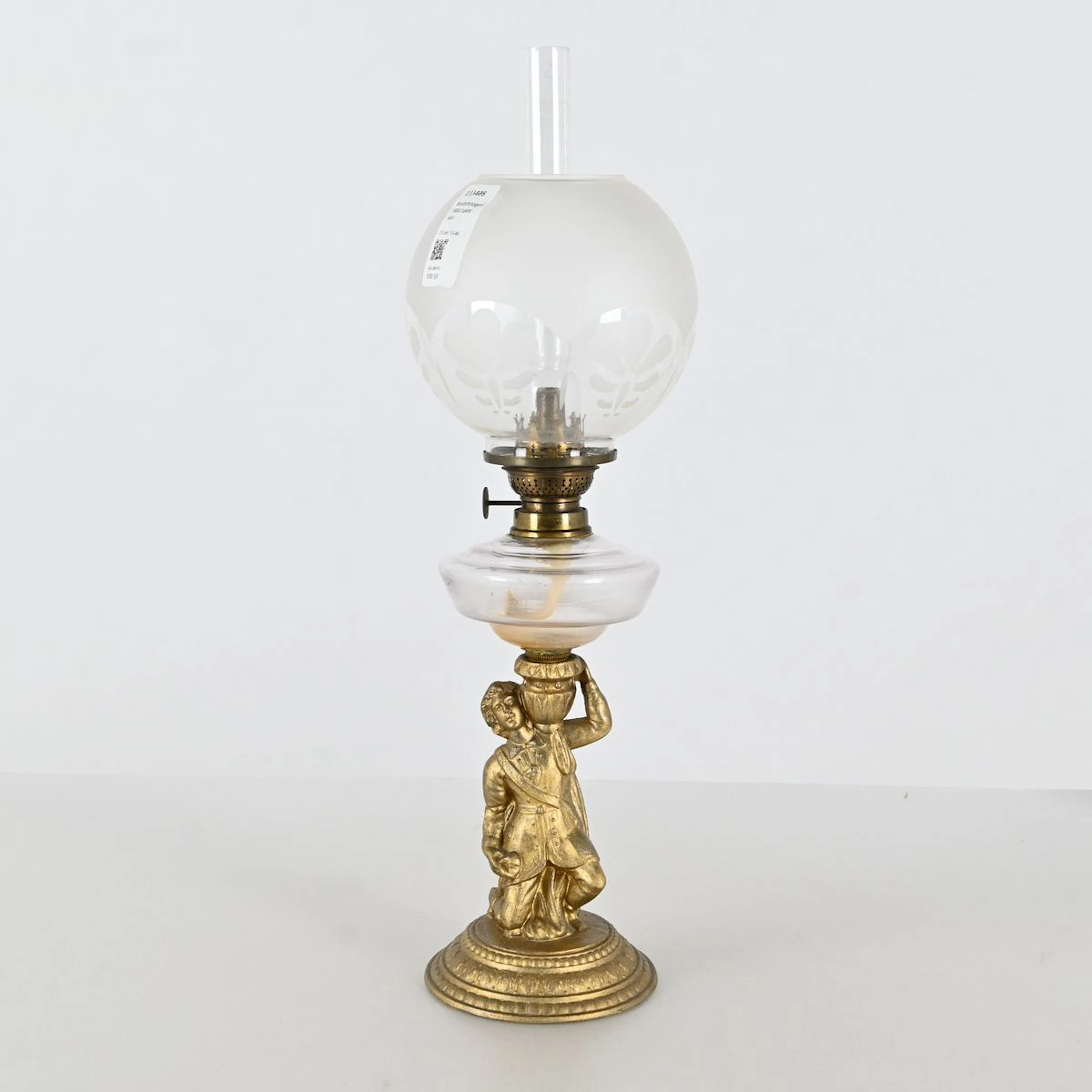 Bordsfotogenlampa, 1800 talets slut