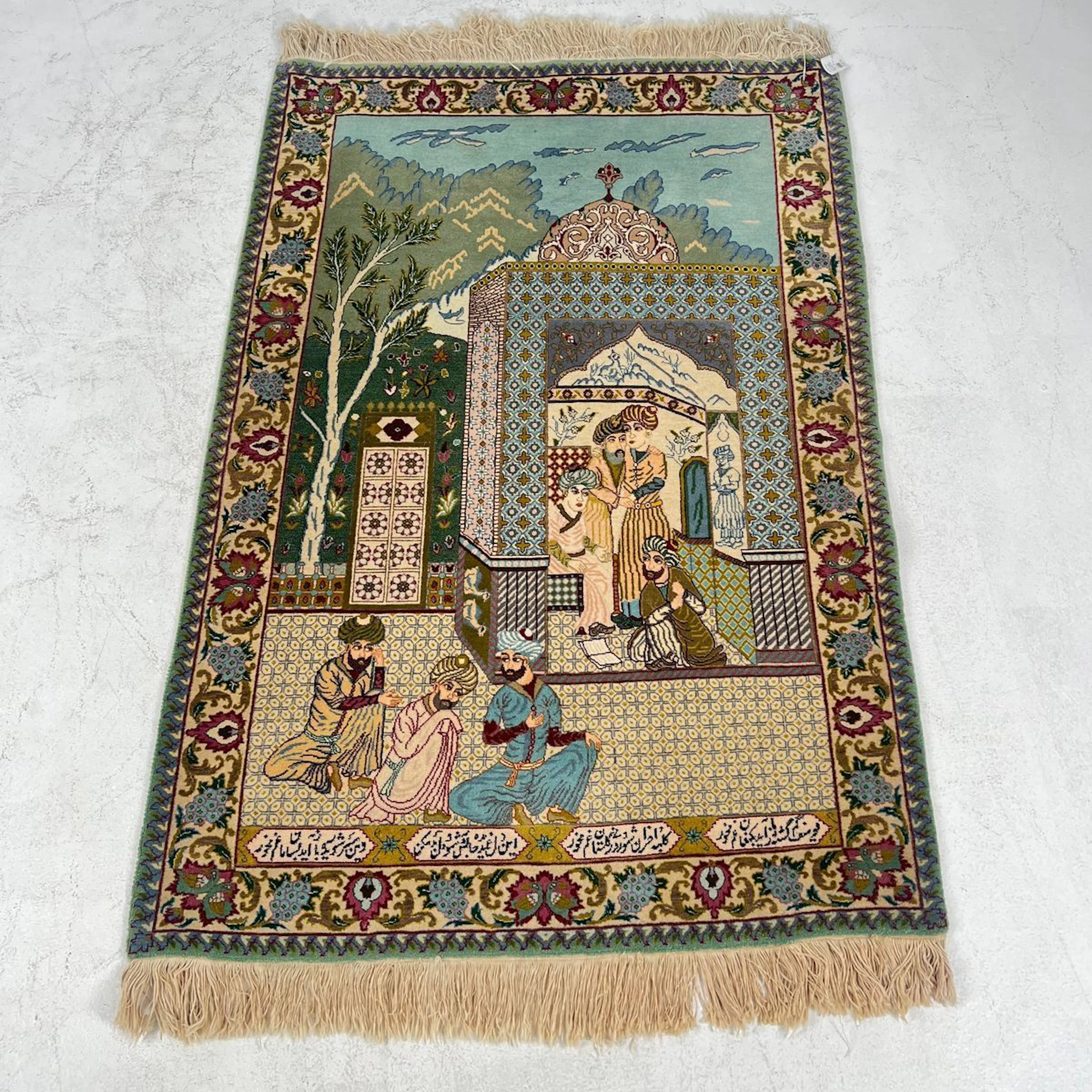 Orientalisk äkta matta, Figural, Iran