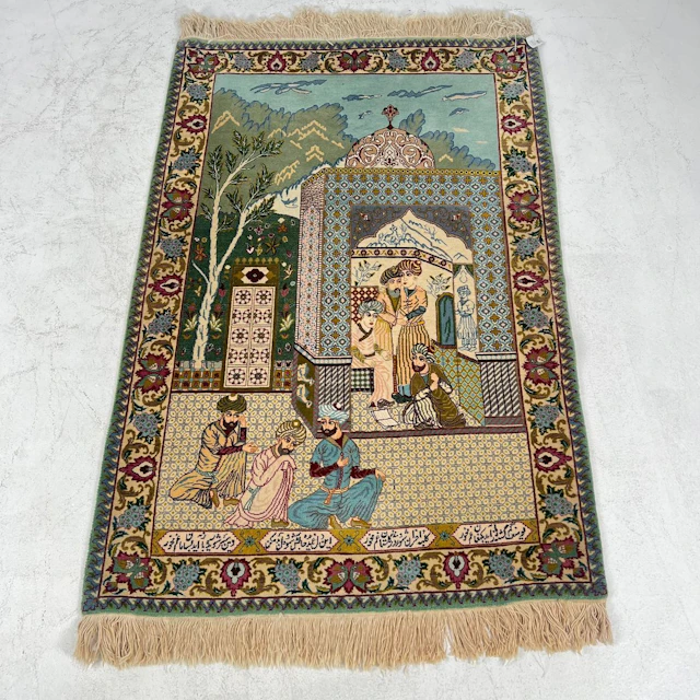 Orientalisk äkta matta, Figural, Iran