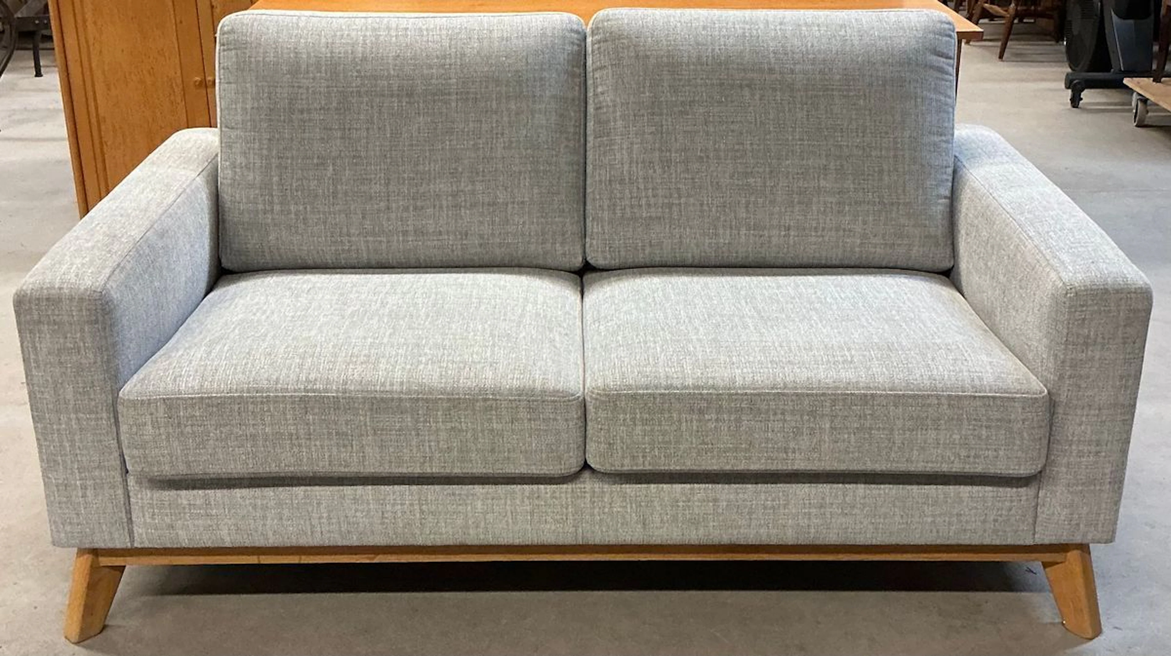 Soffa, 2 sits, grå