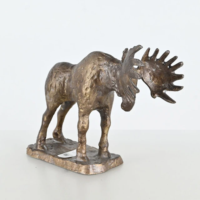 Skulptur "Älg", metall