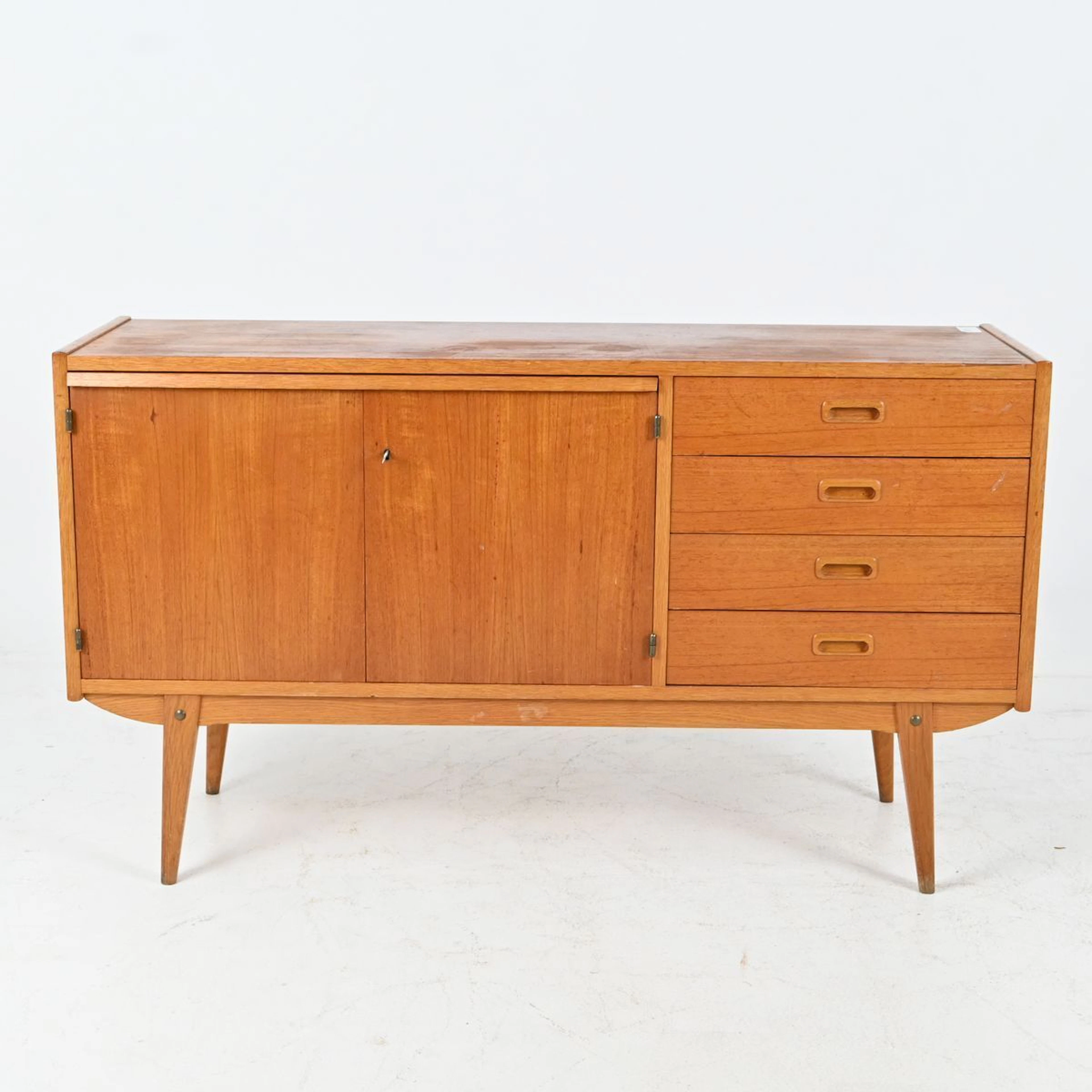 Underdel till bokhylla, Teak, 1950 tal