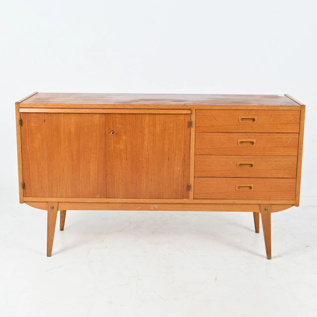 Underdel till bokhylla, Teak, 1950 tal