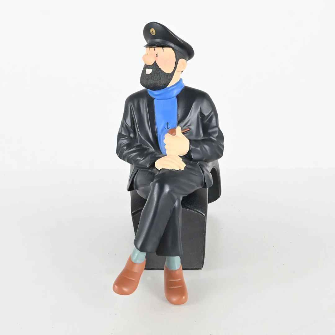 Figurin "Kapten Haddock", tintin, resin, Hergé Leblon Delienne, Frankrike