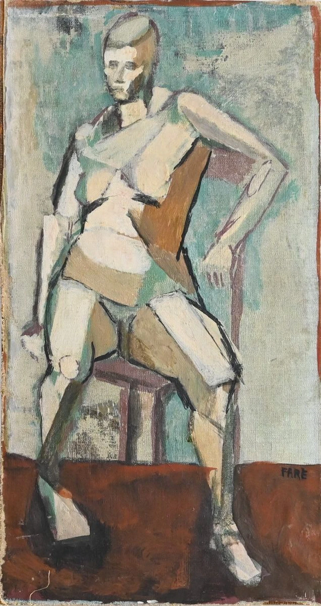 Leopold Fare, Olemålning, oramad