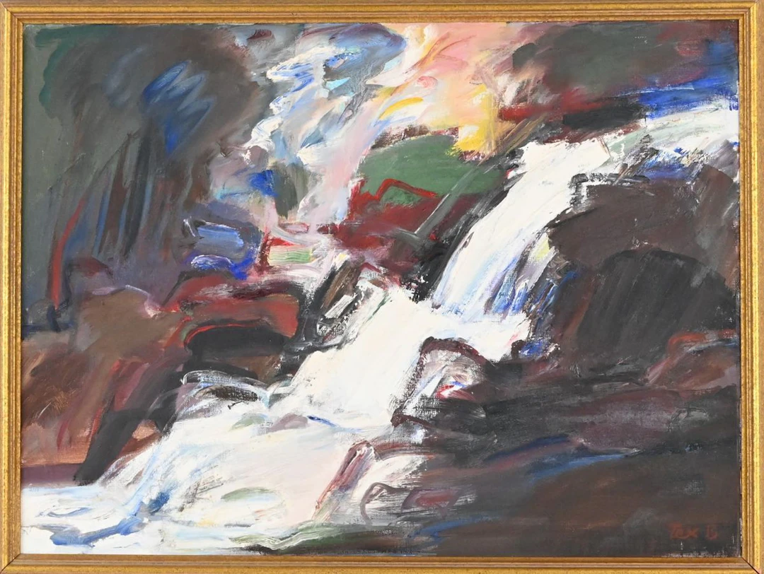 Tex Berg, Olja på duk "Fallet", 1997