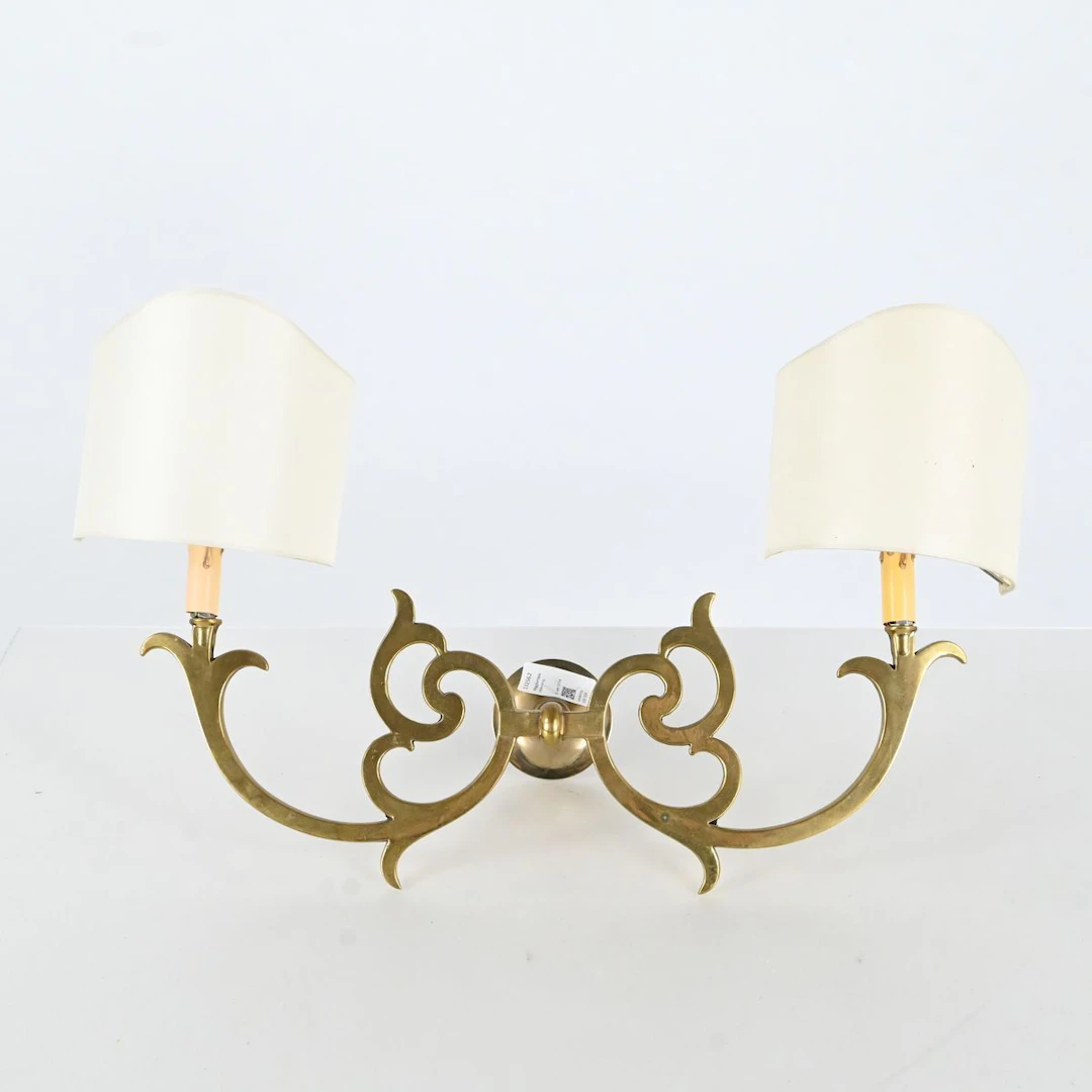Vägglampa, mässing