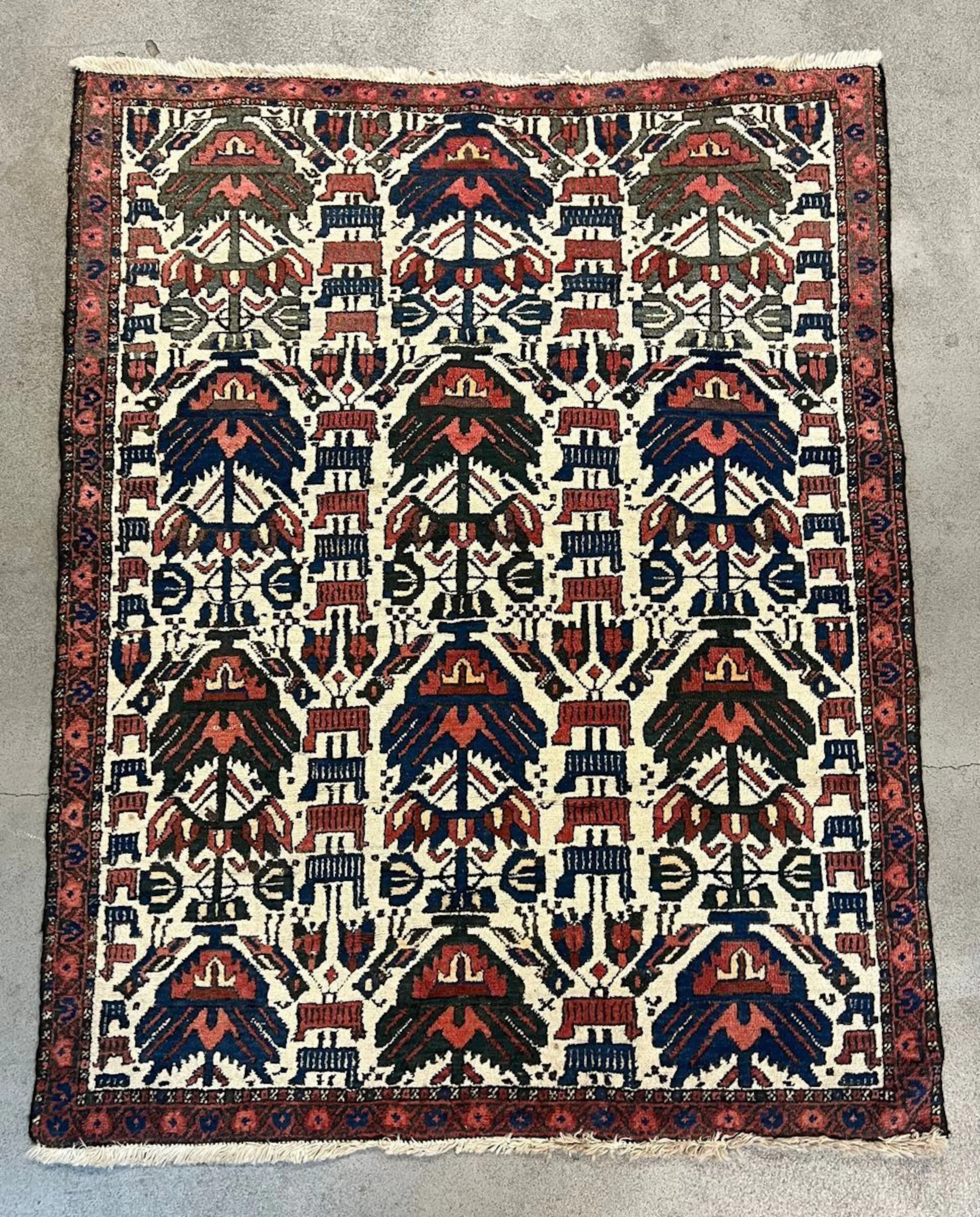 Orientalisk äkta matta, Afshar