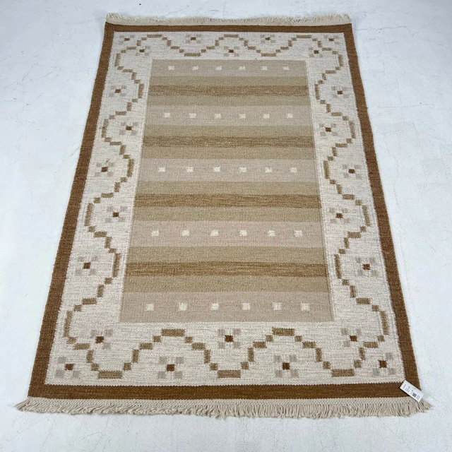 Matta, Röllakan, ull, Beige