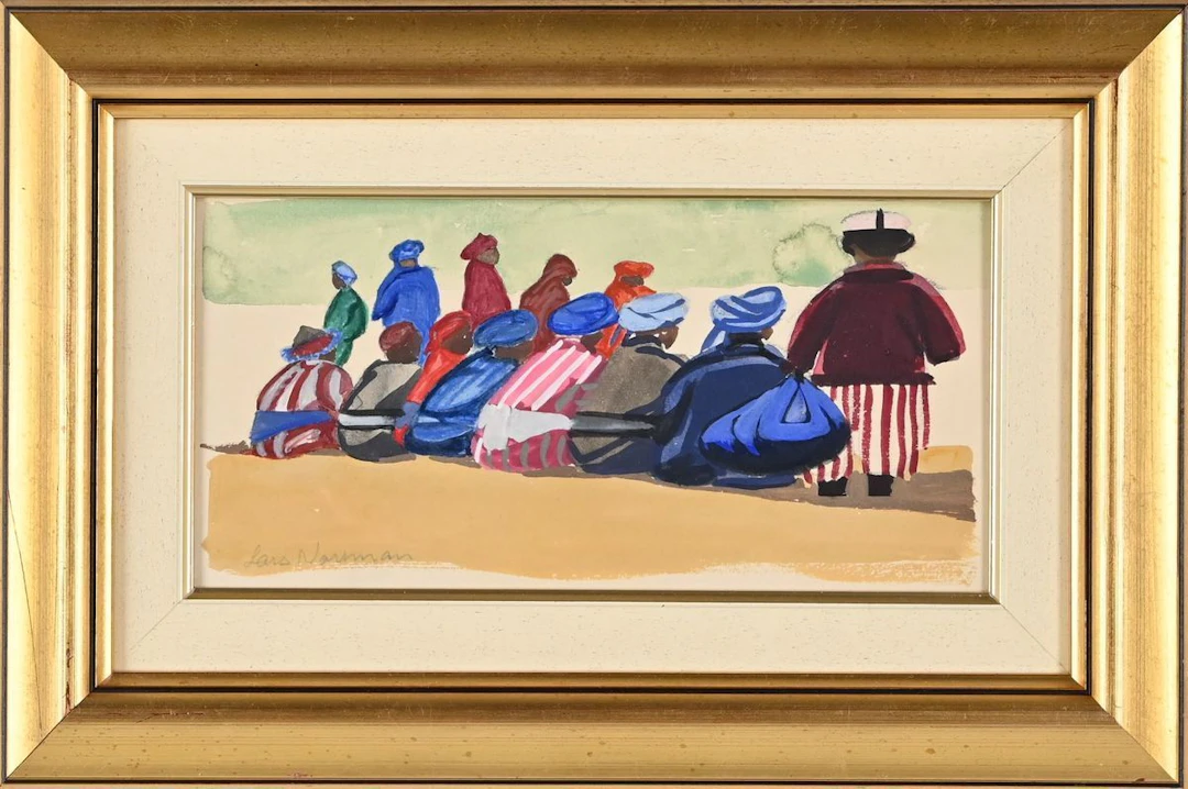Lars Norrman, Gouache