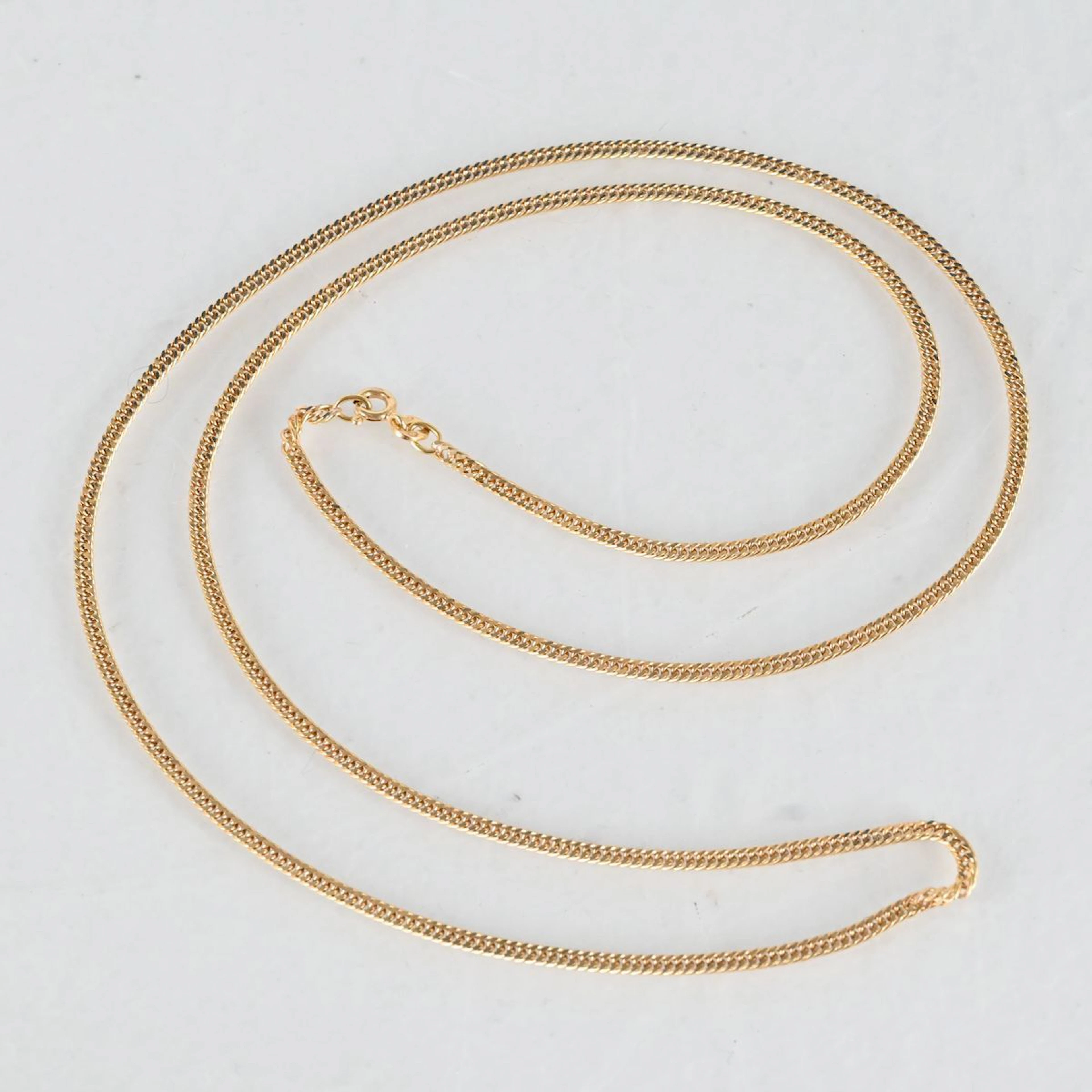 Guldhalsband "Pansar", 18K Guld