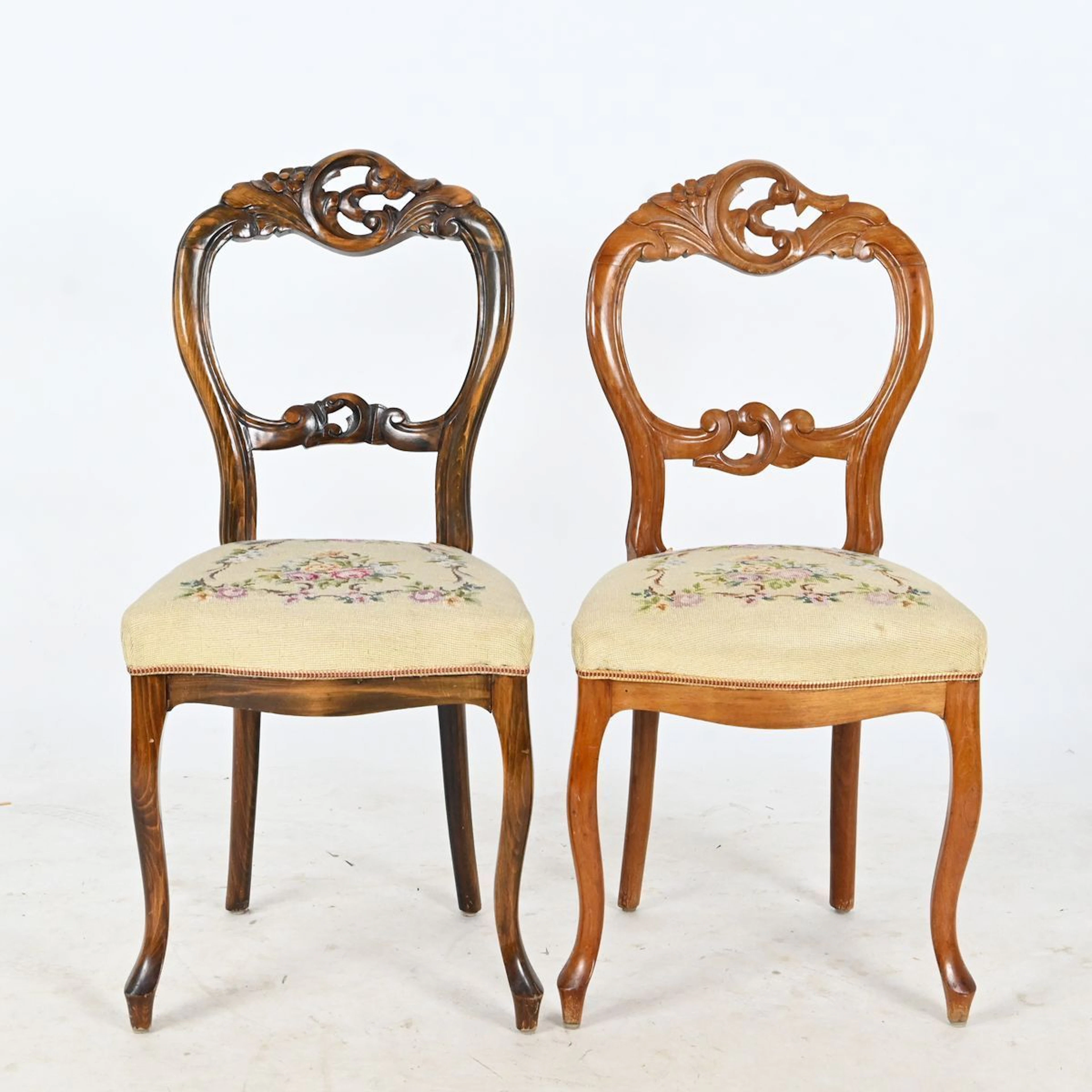 Stolar, 2 st, Rokoko stil